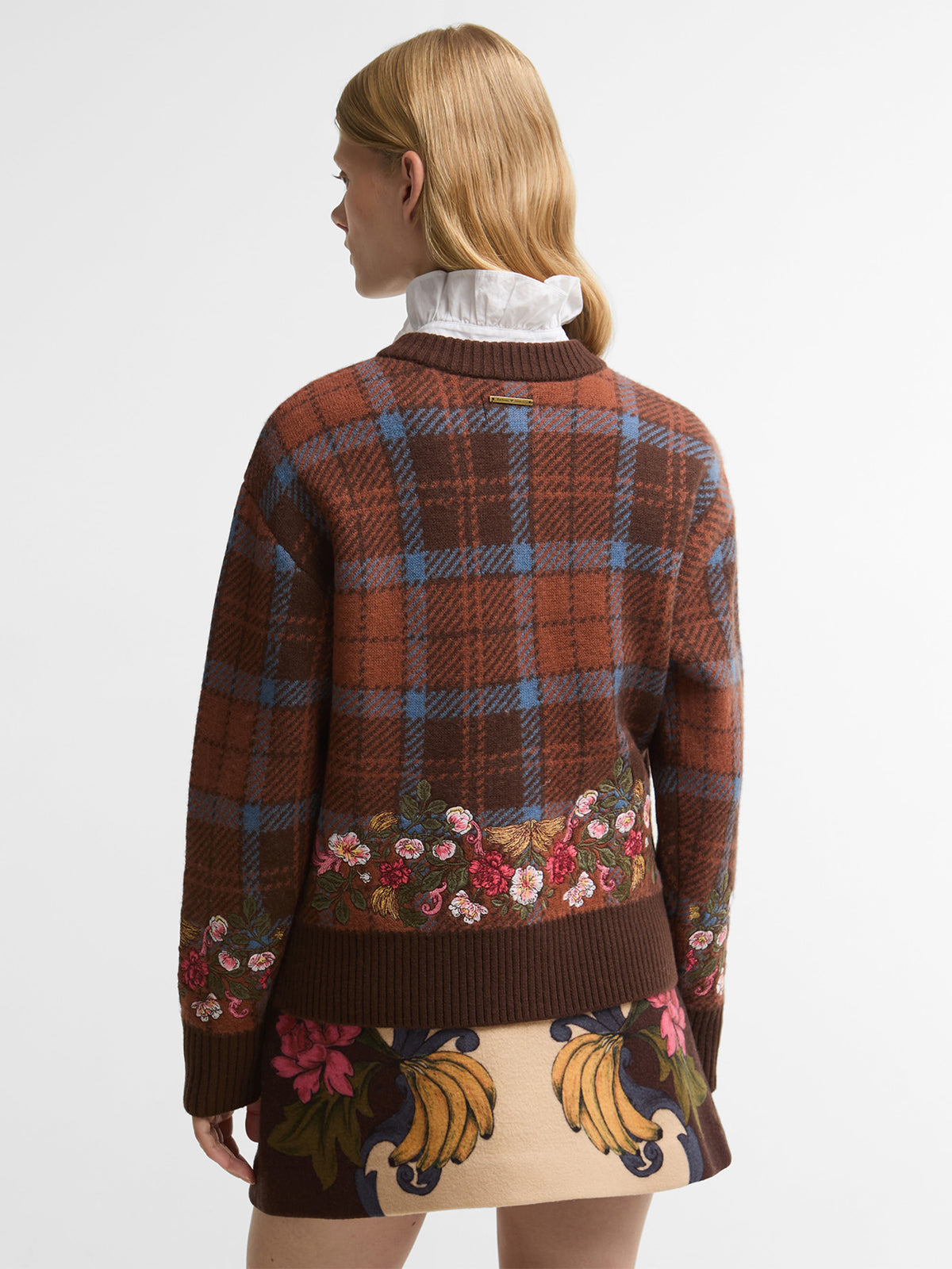 Barbour x FARM Rio Angelonia Knitted Cardigan