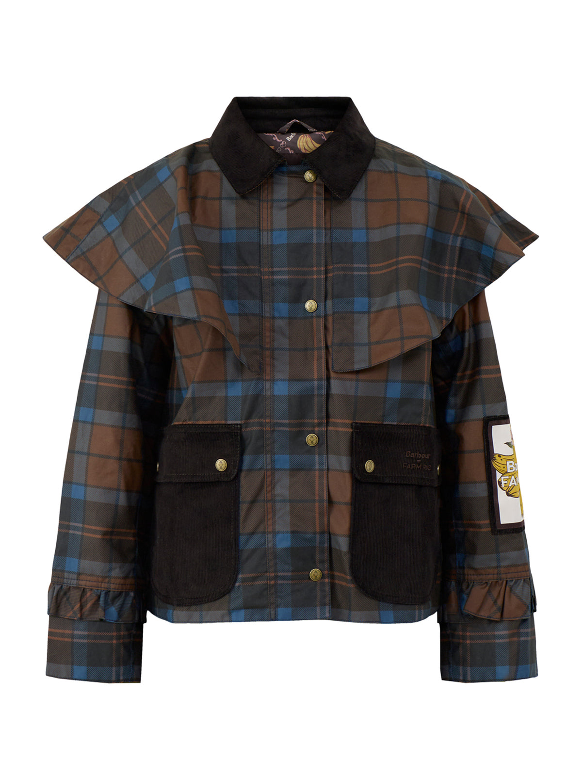 Barbour x FARM Rio Angelina 100% Waxed Cotton Jacket