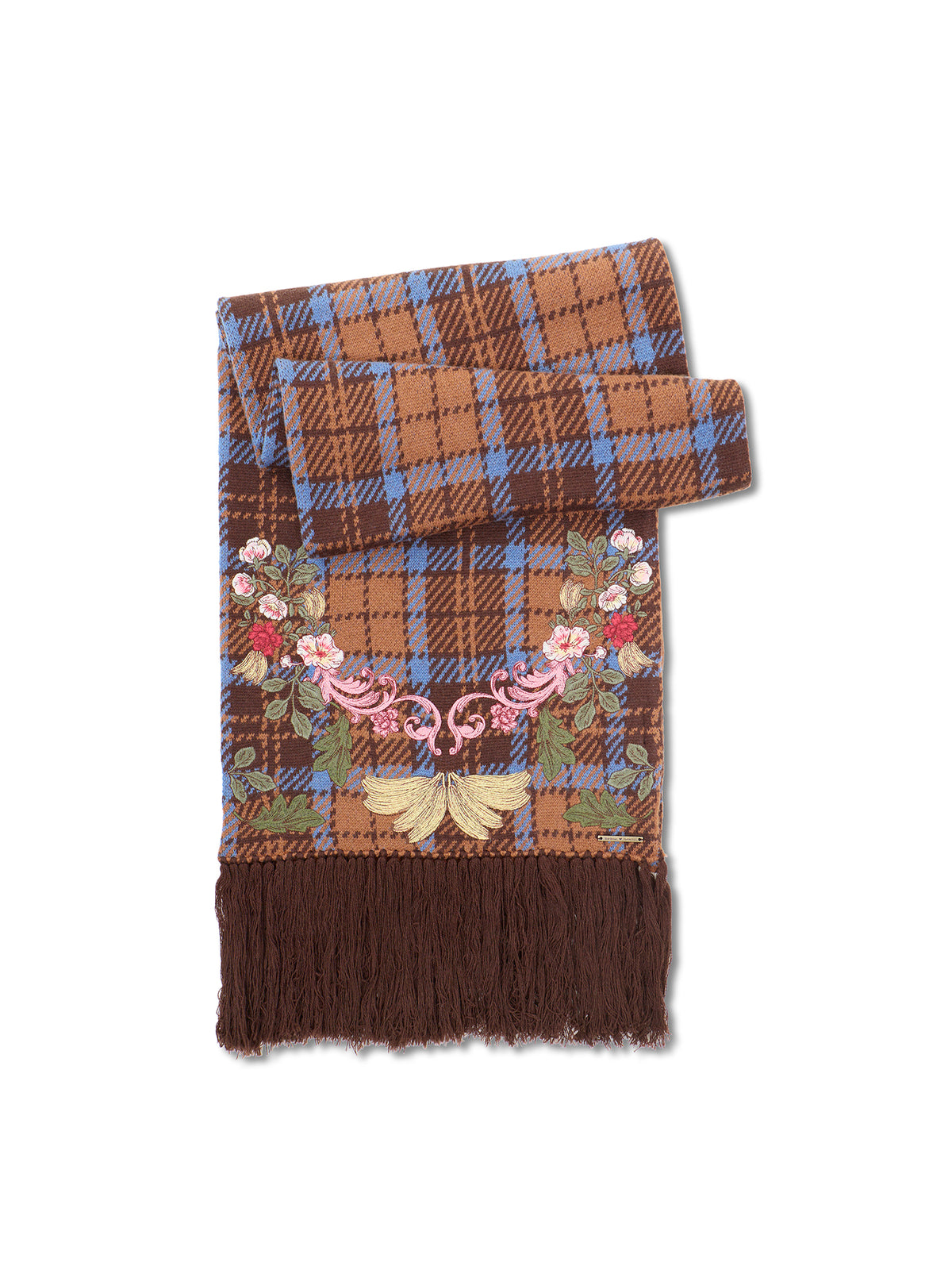 Barbour x FARM Rio Angelonia Knitted Scarf