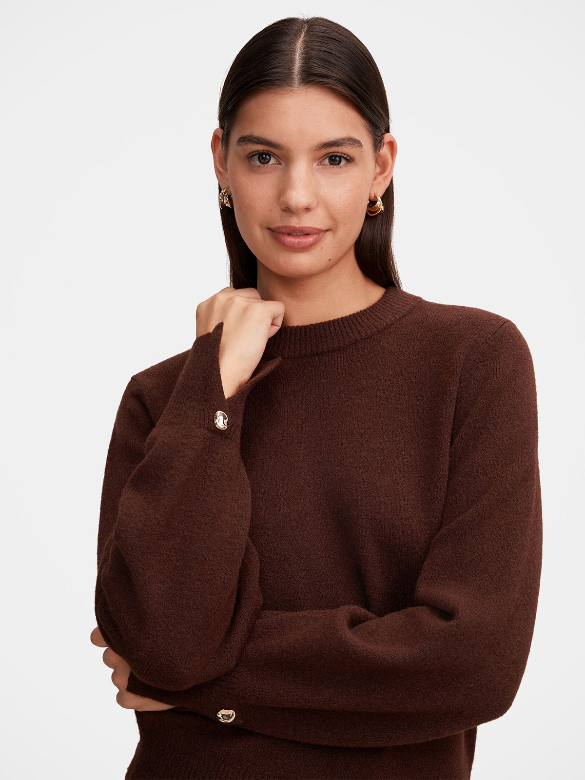Ellie Cuff Detail Jumper