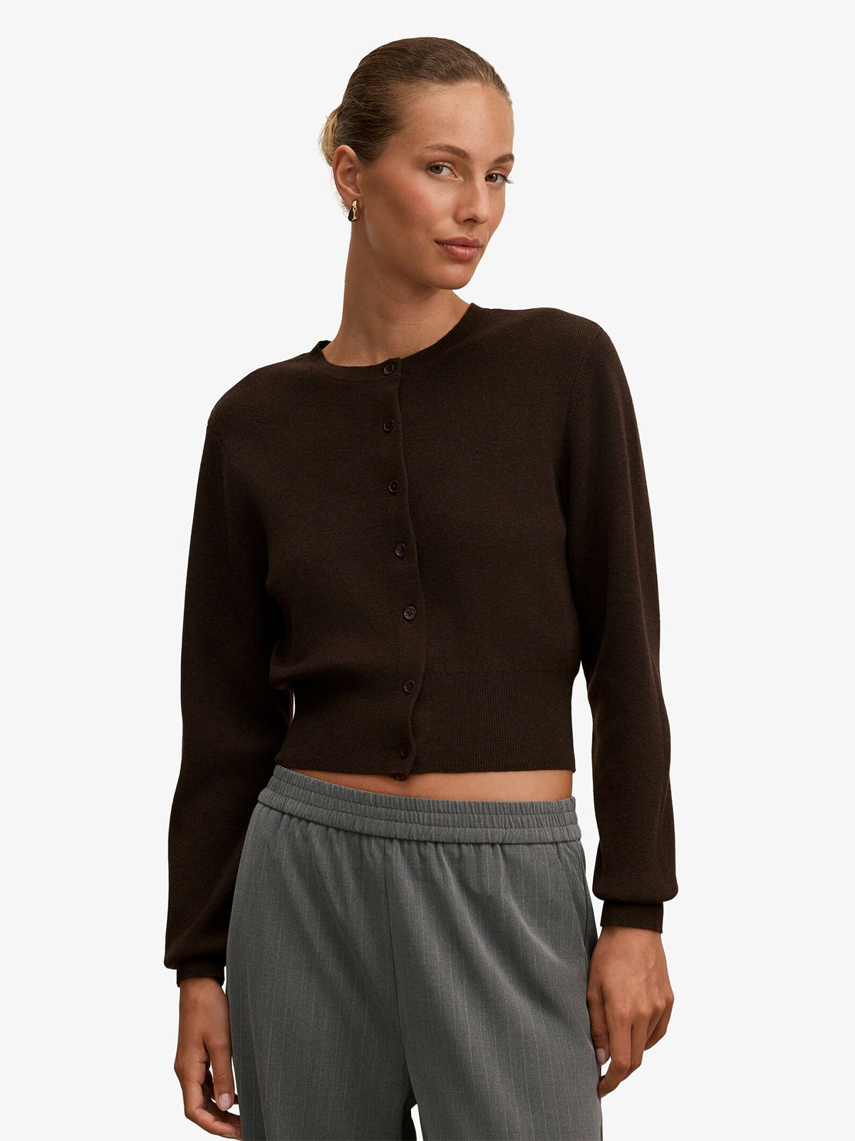 Poppy Crew Neck Cardigan