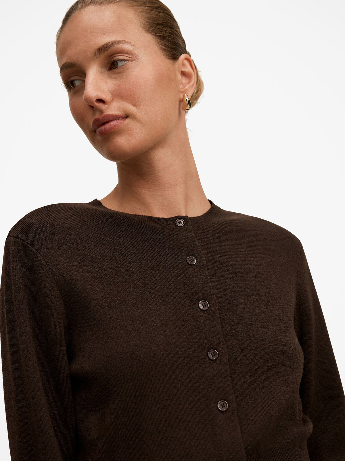 Poppy Crew Neck Cardigan