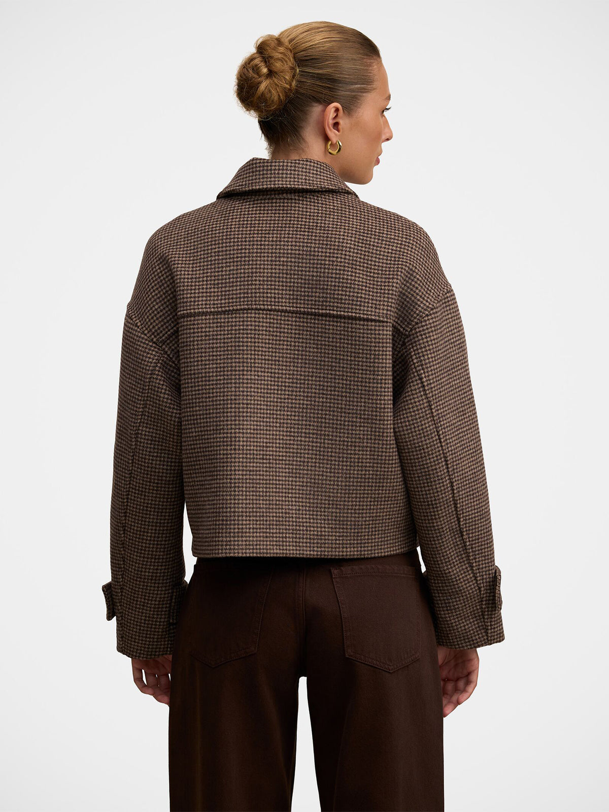 Kaylee Check Cropped Jacket