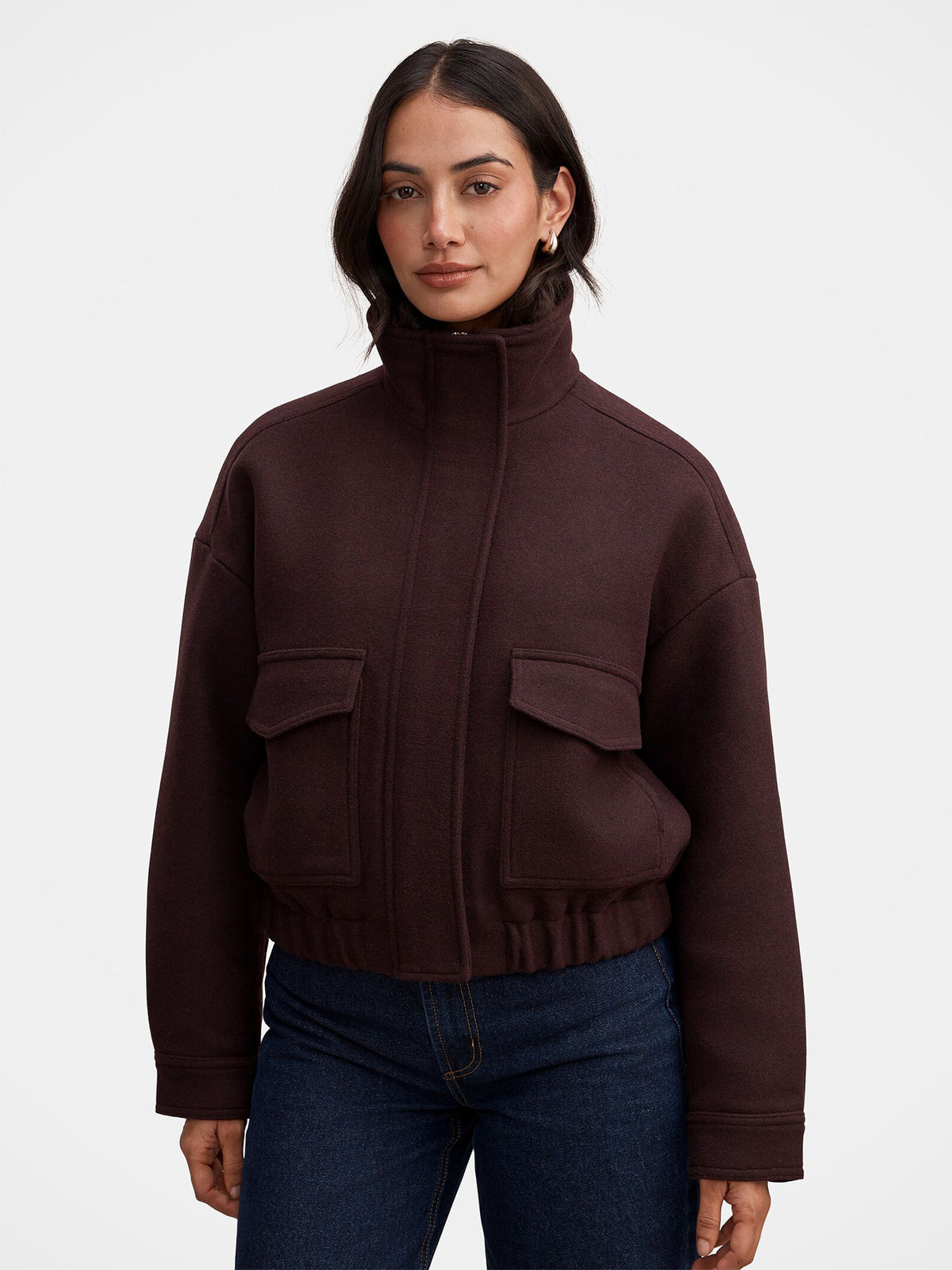 Quinn Funnel Neck Jacket