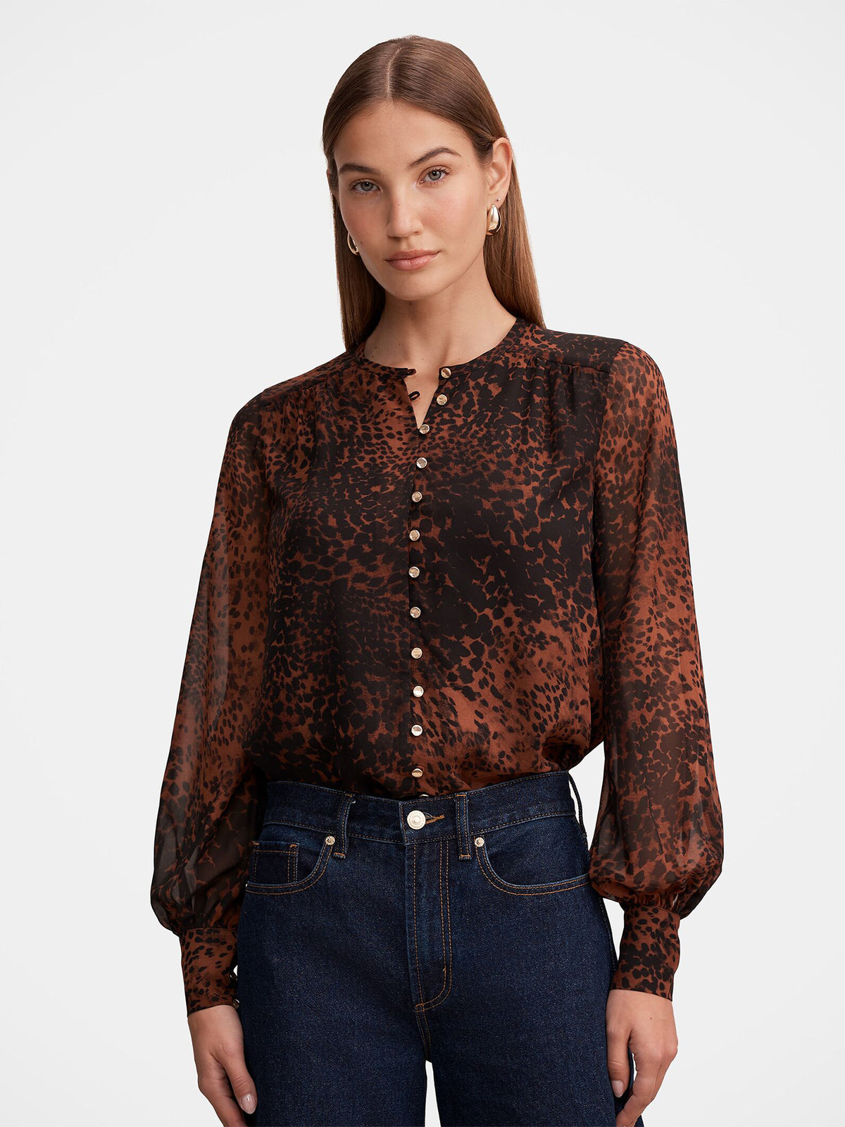 Rinna Printed Blouse