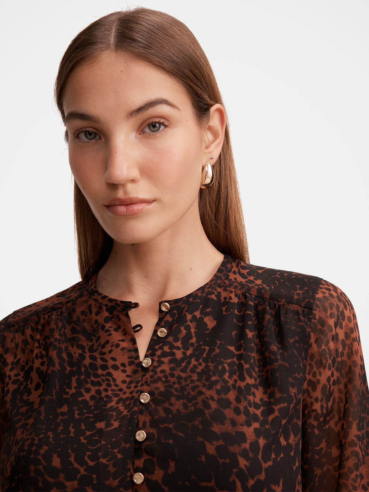 Rinna Printed Blouse