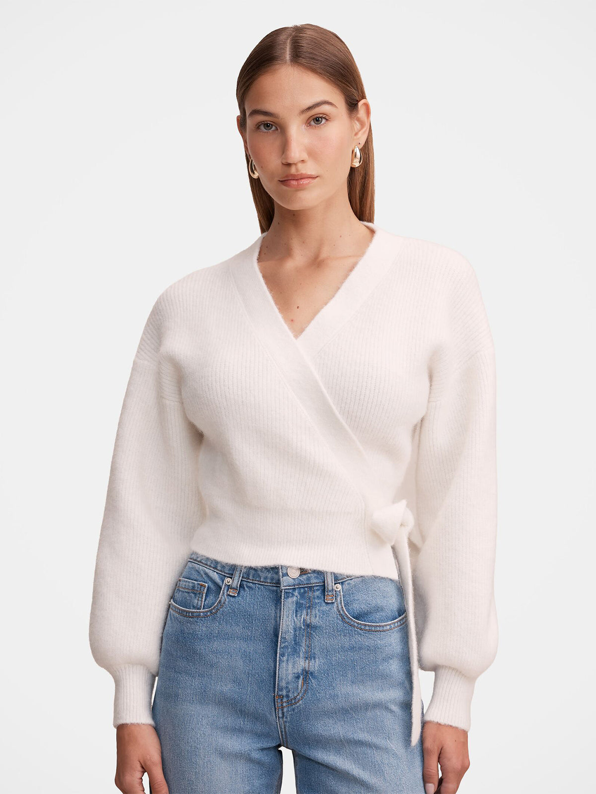 Hollie Wrap Knitted Cardigan