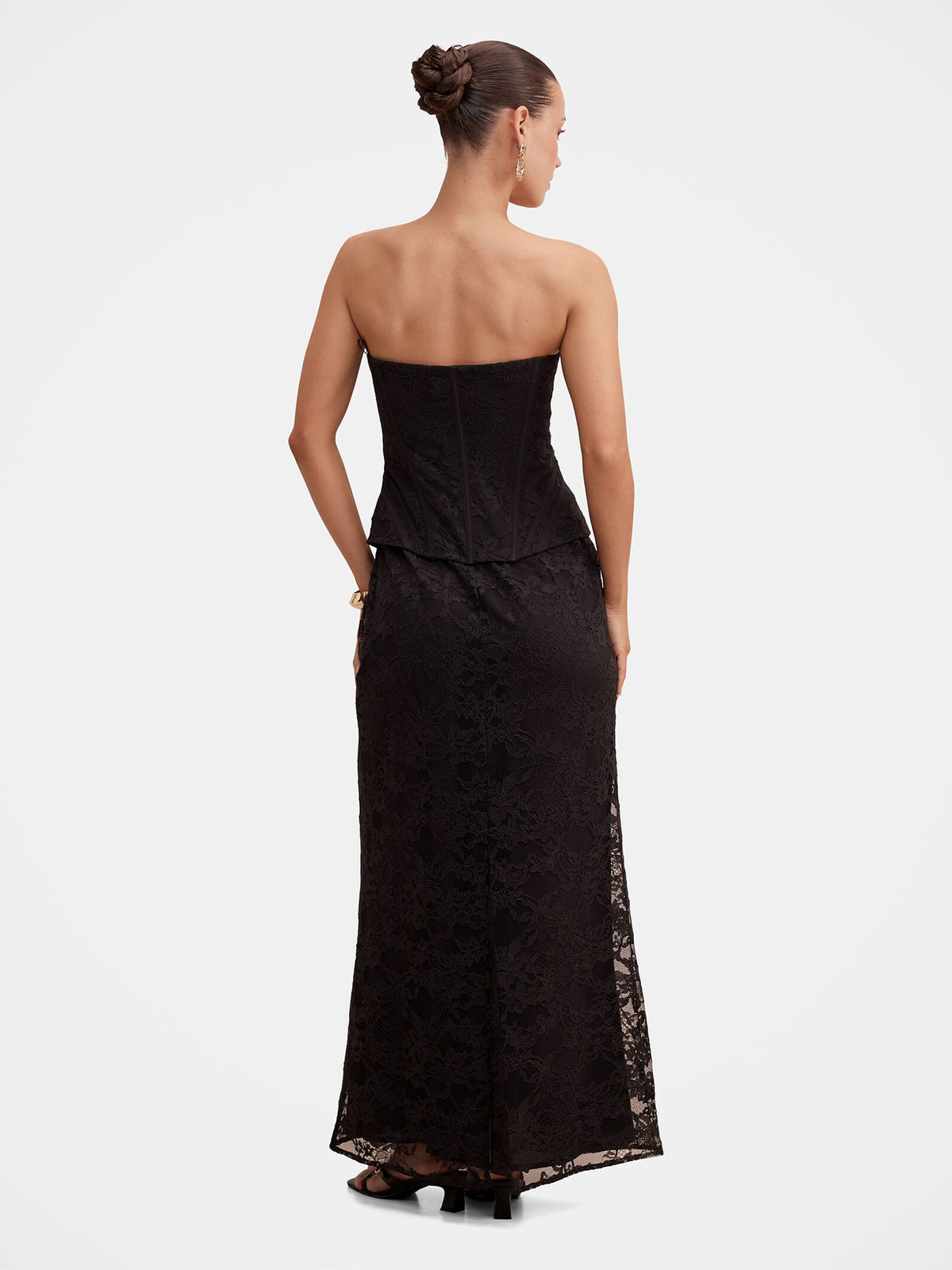 Myla Petite Corset Lace Maxi Dress