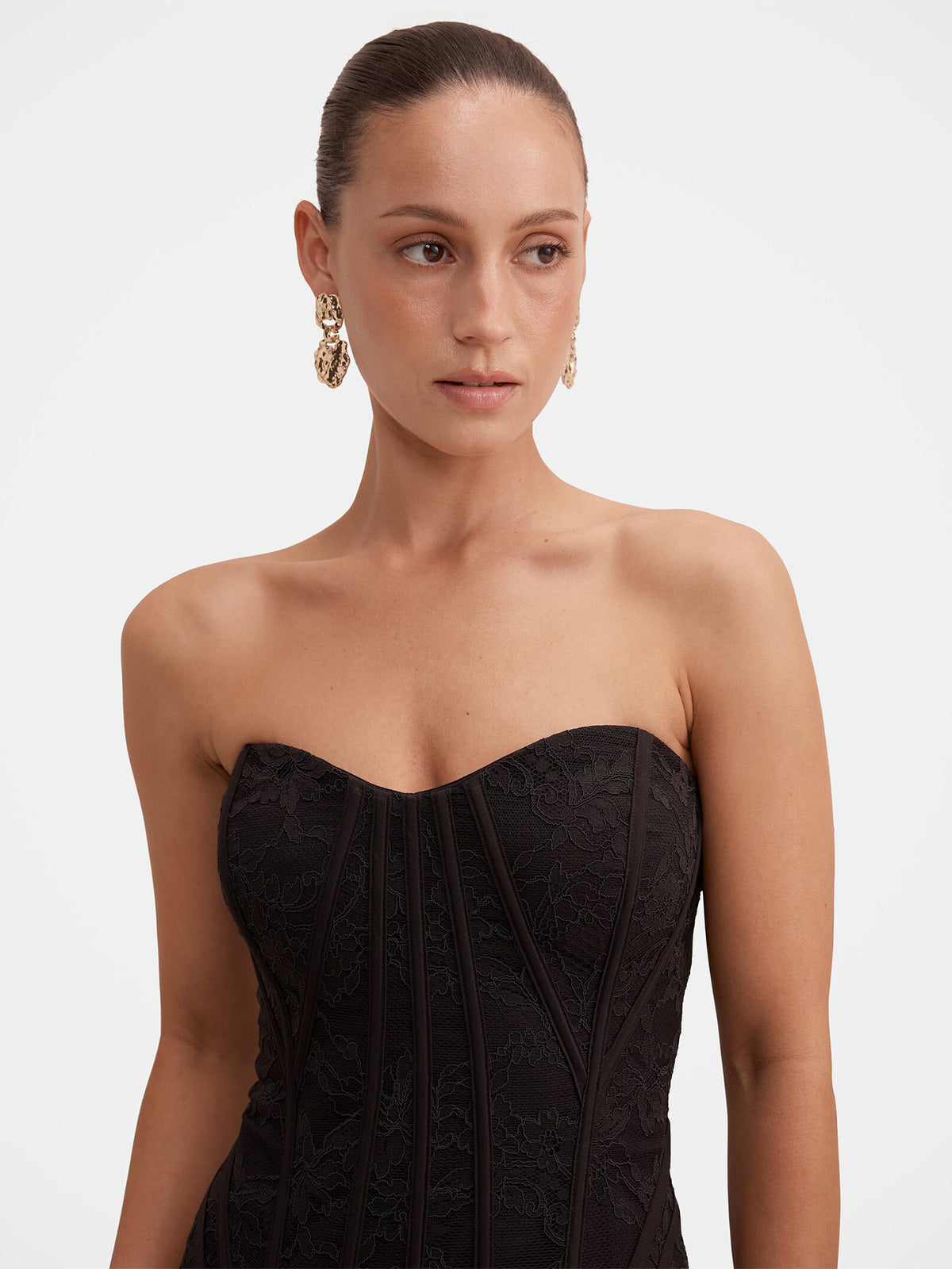 Myla Petite Corset Lace Maxi Dress