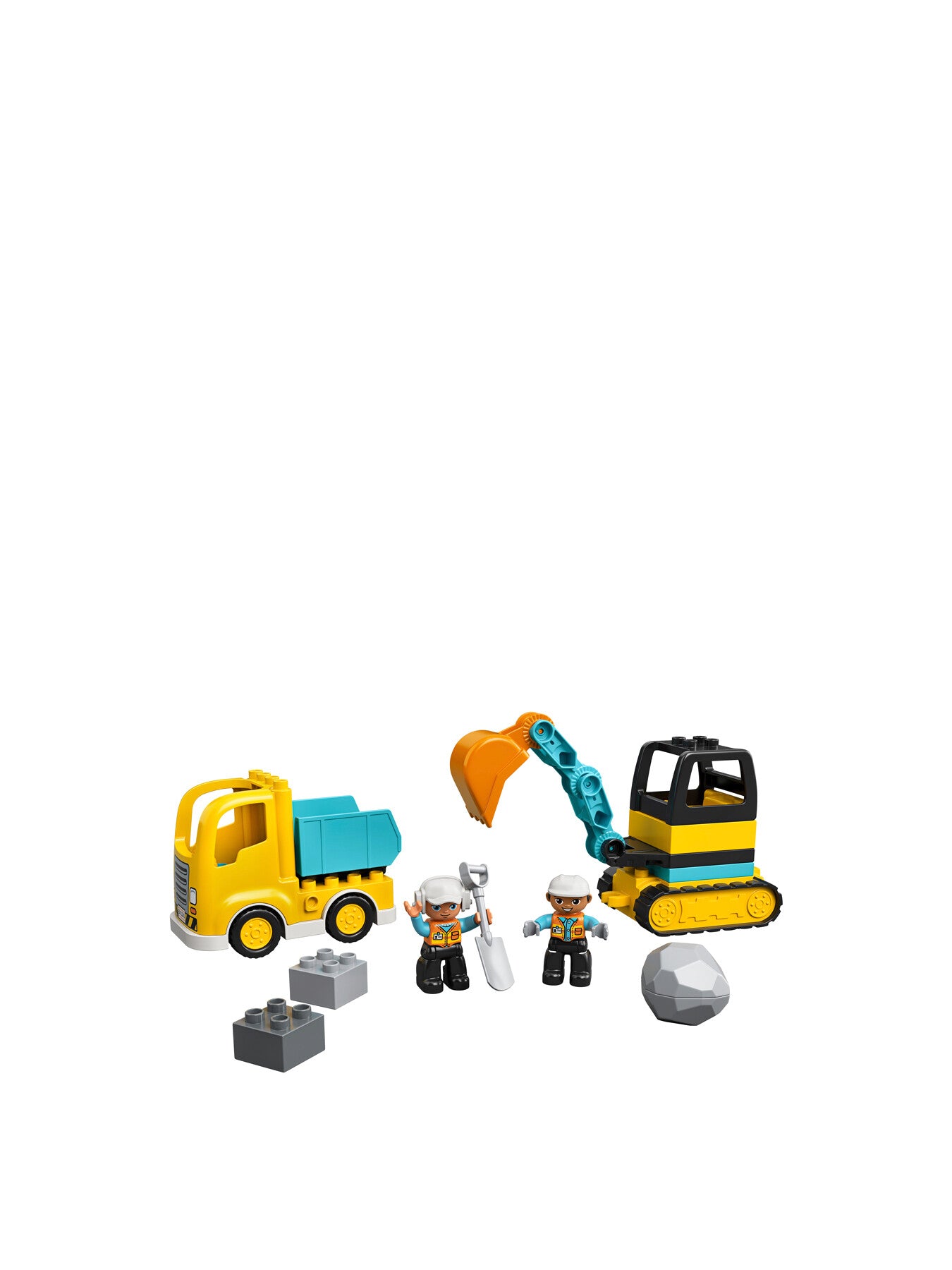 Truck and Tracked Excavator 10931