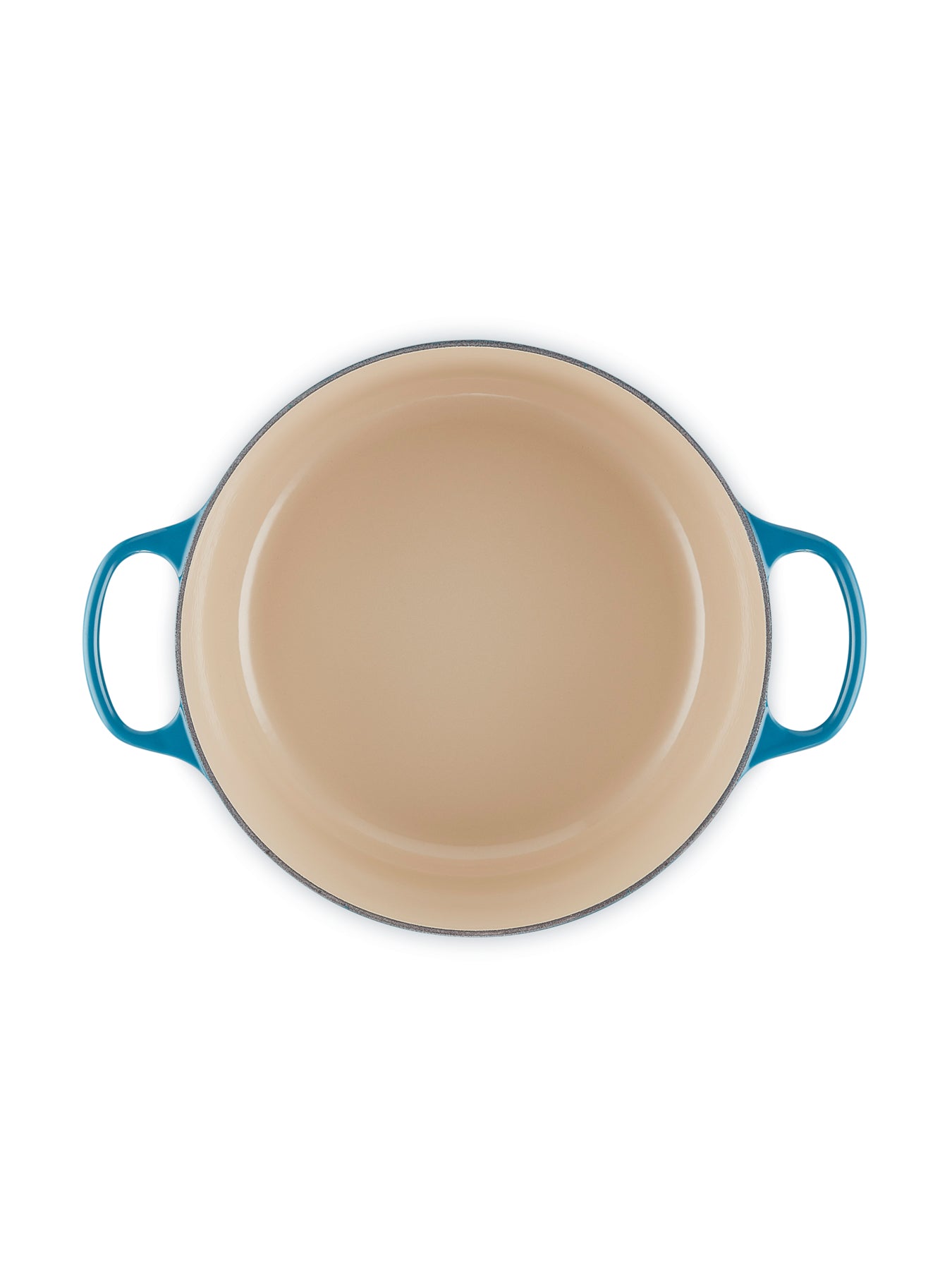 Cast Iron Round Casserole Deep Teal 28cm