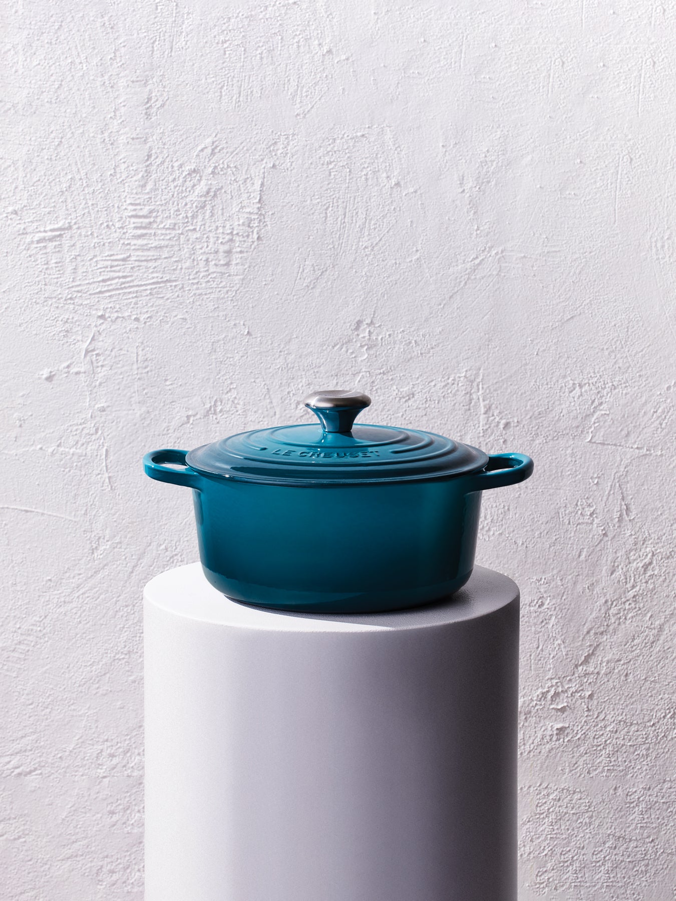 Cast Iron Round Casserole Deep Teal 28cm