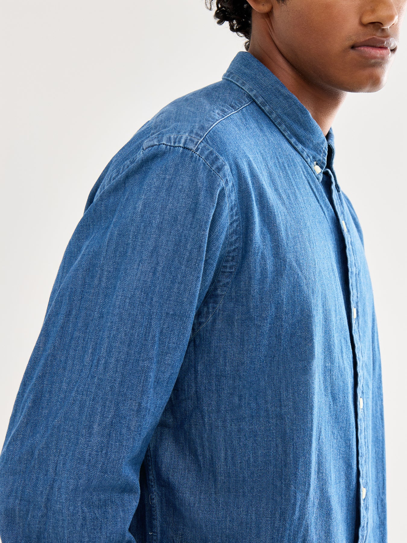 Button Down Denim Shirt