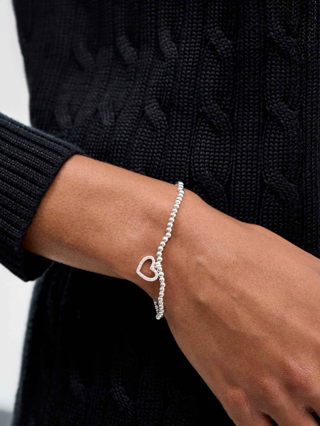 A Little Thank You Charm Bracelet Silver