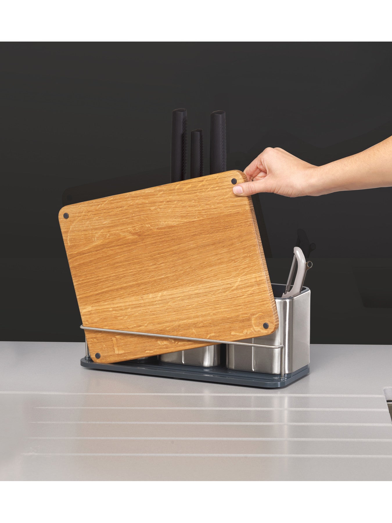 CounterStore Steel Kitchen Worktop Organiser