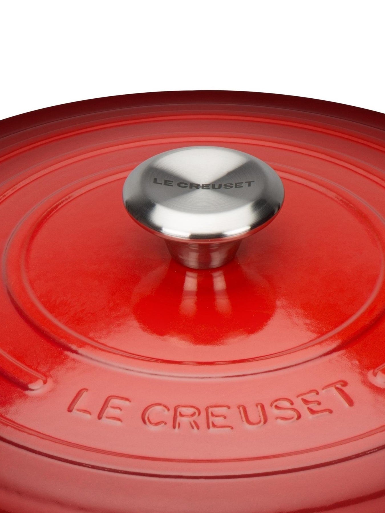Cast Iron Round Casserole 28cm Cerise