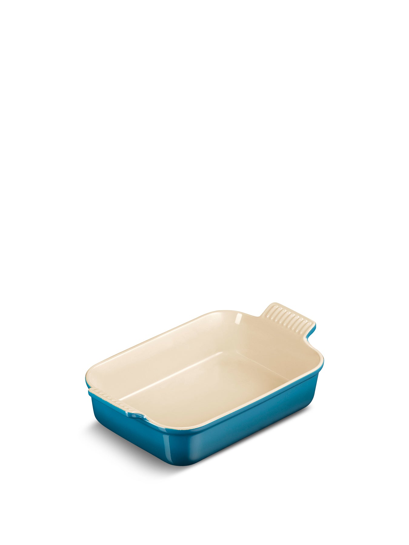 Stoneware Heritage Rectangular Dish Deep Teal 26cm