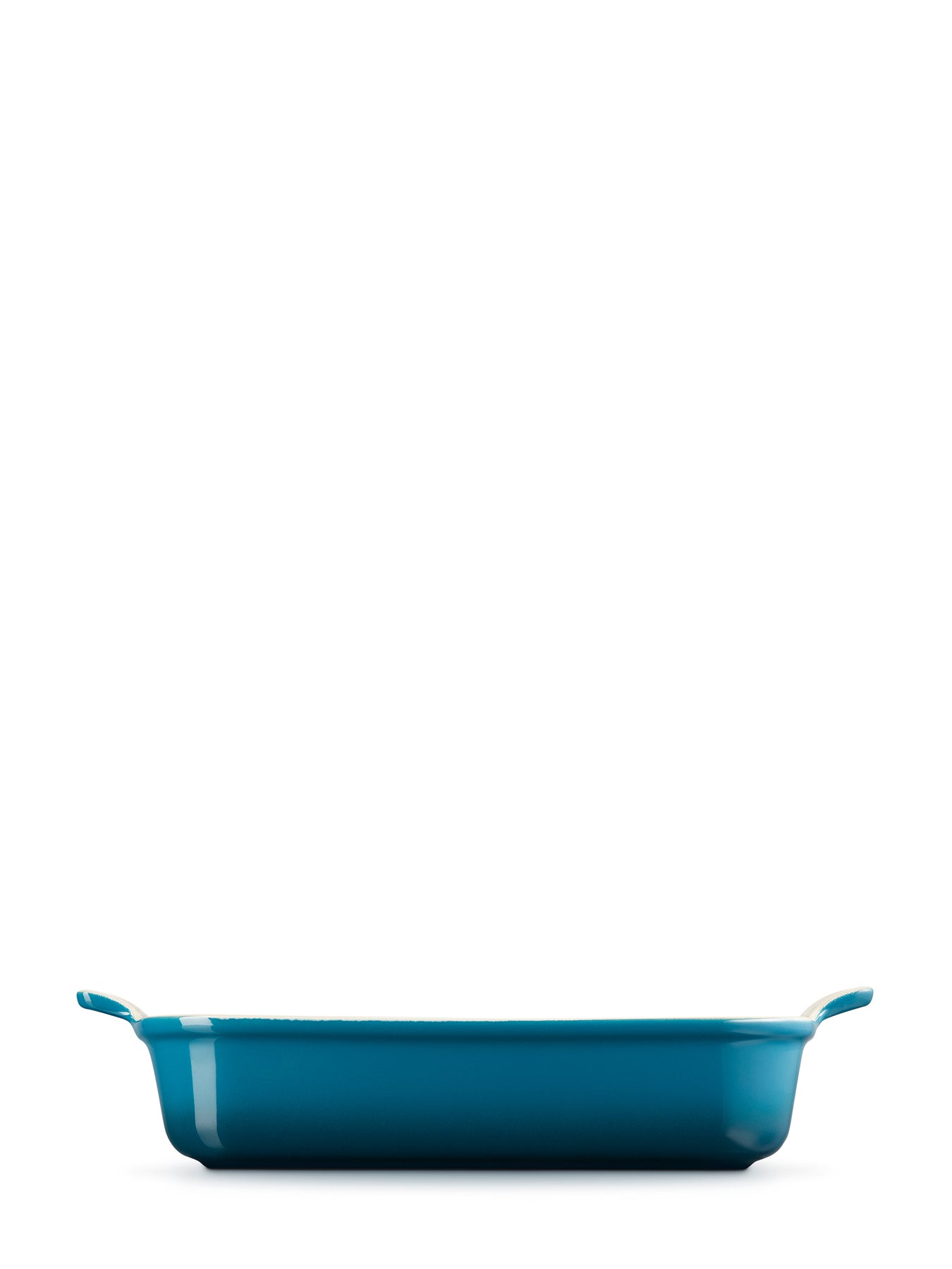 Stoneware Heritage Rectangular Dish Deep Teal 32cm