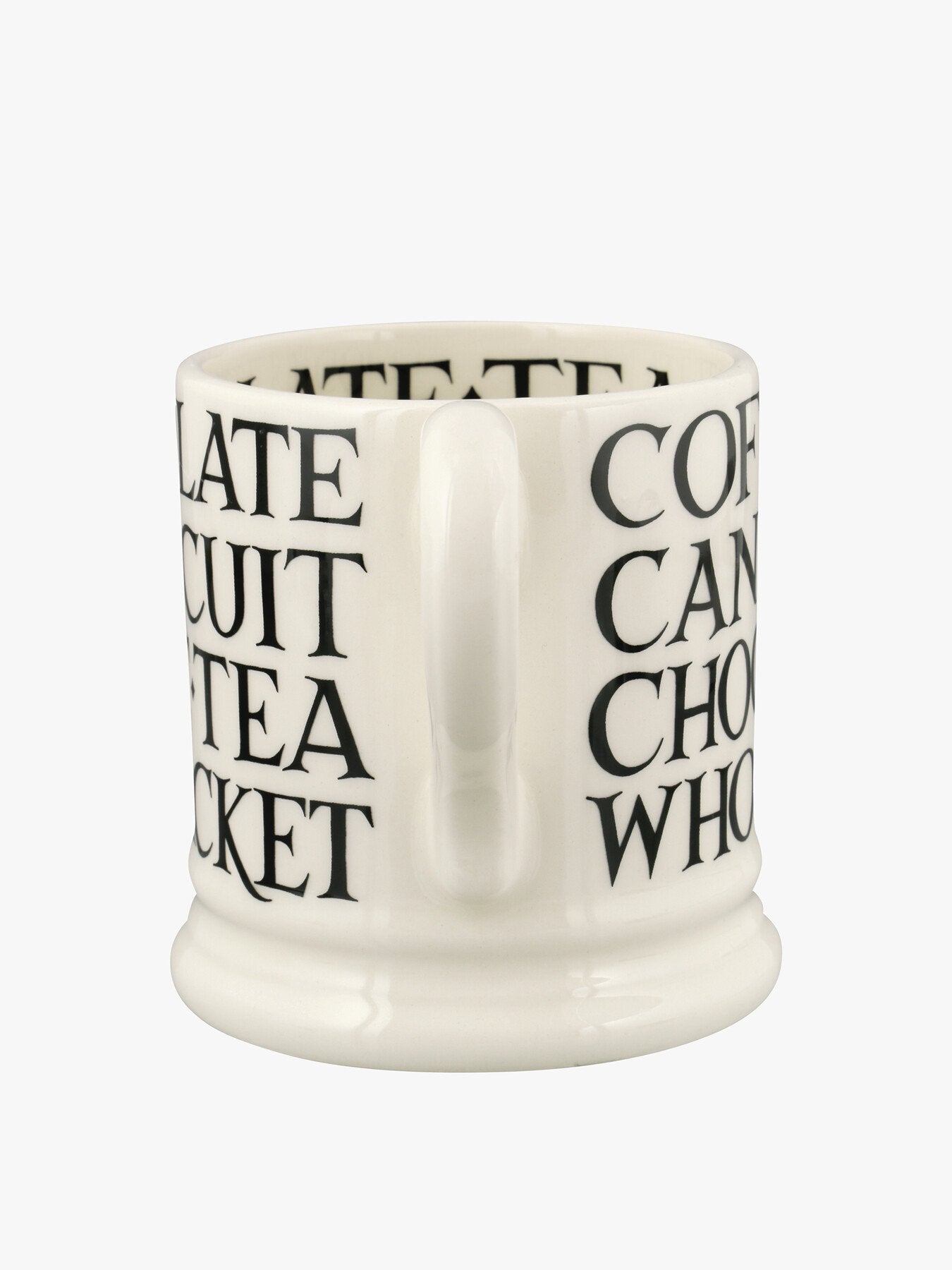 Black Toast All Over Writing 12 Pint Mug