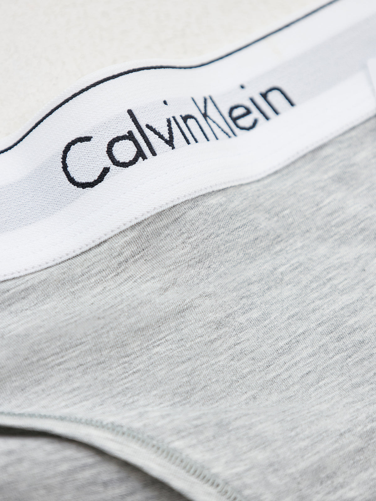 Modern Cotton Thong (Grey)