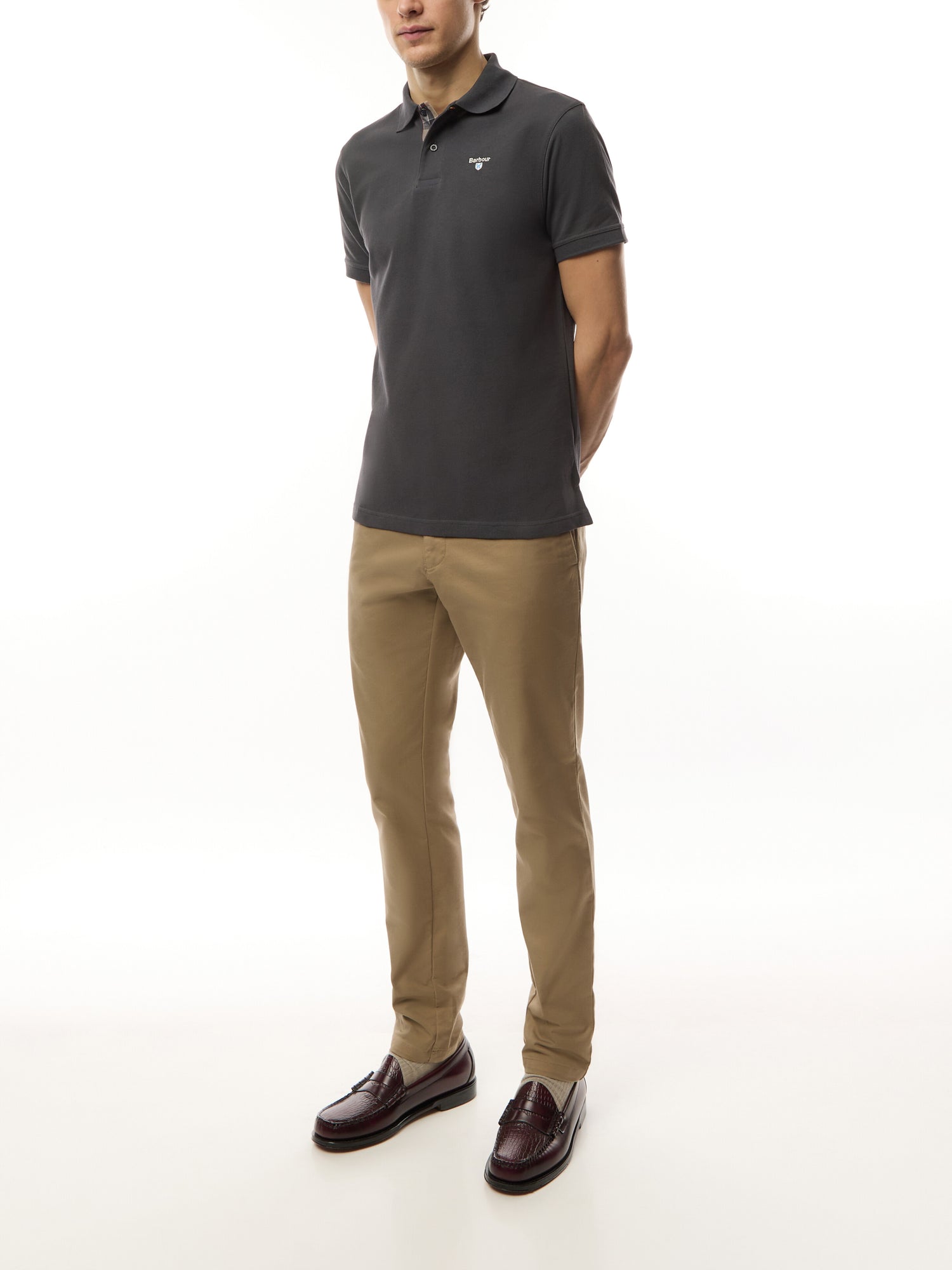 Tartan Pique Polo T-Shirt