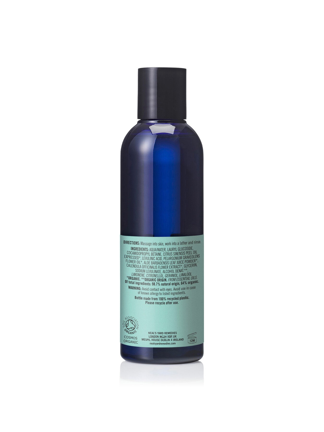 Geranium and Orange Shower Gel