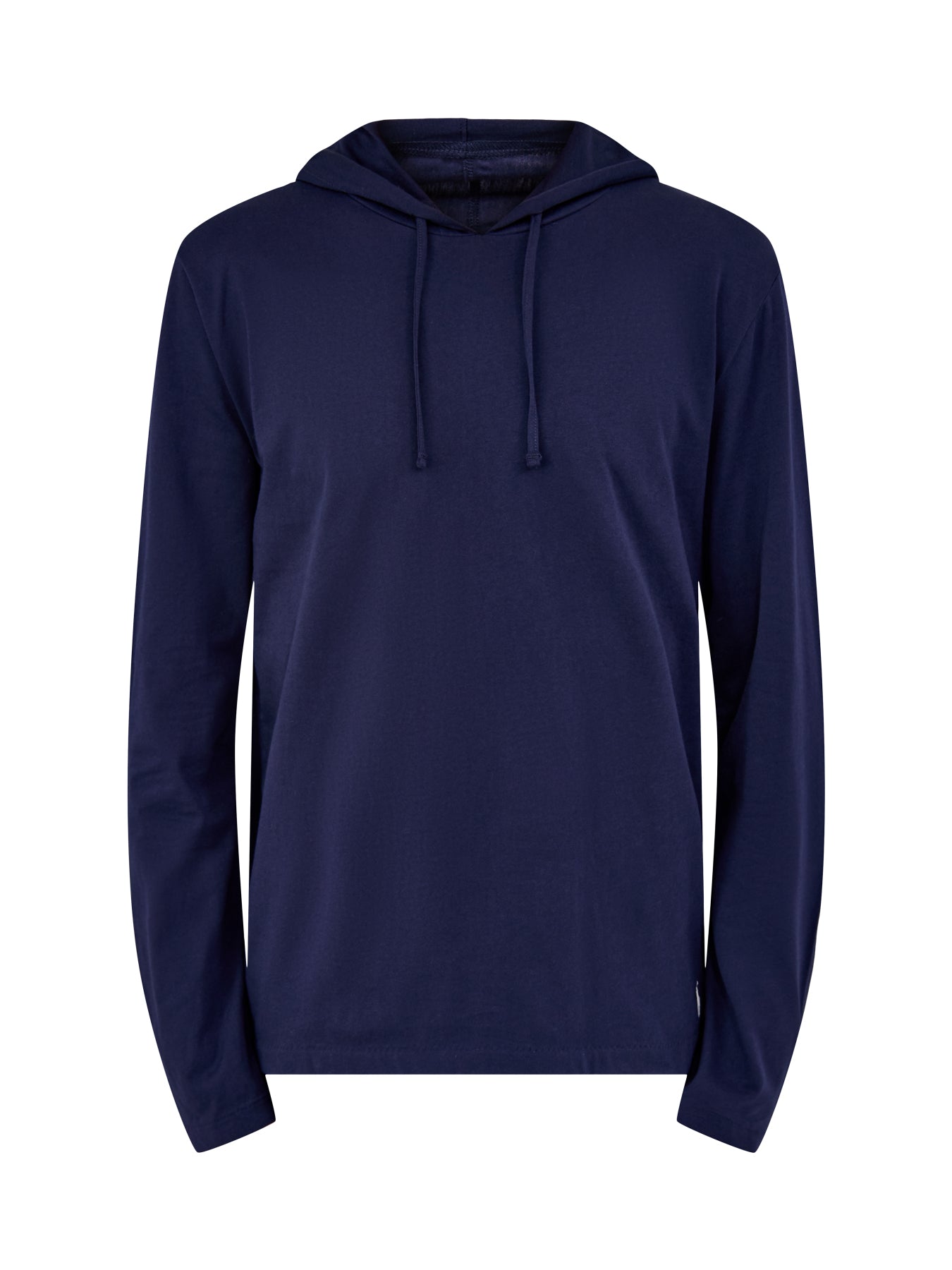 Long Sleeve Hooded Sleep Top (Blue)