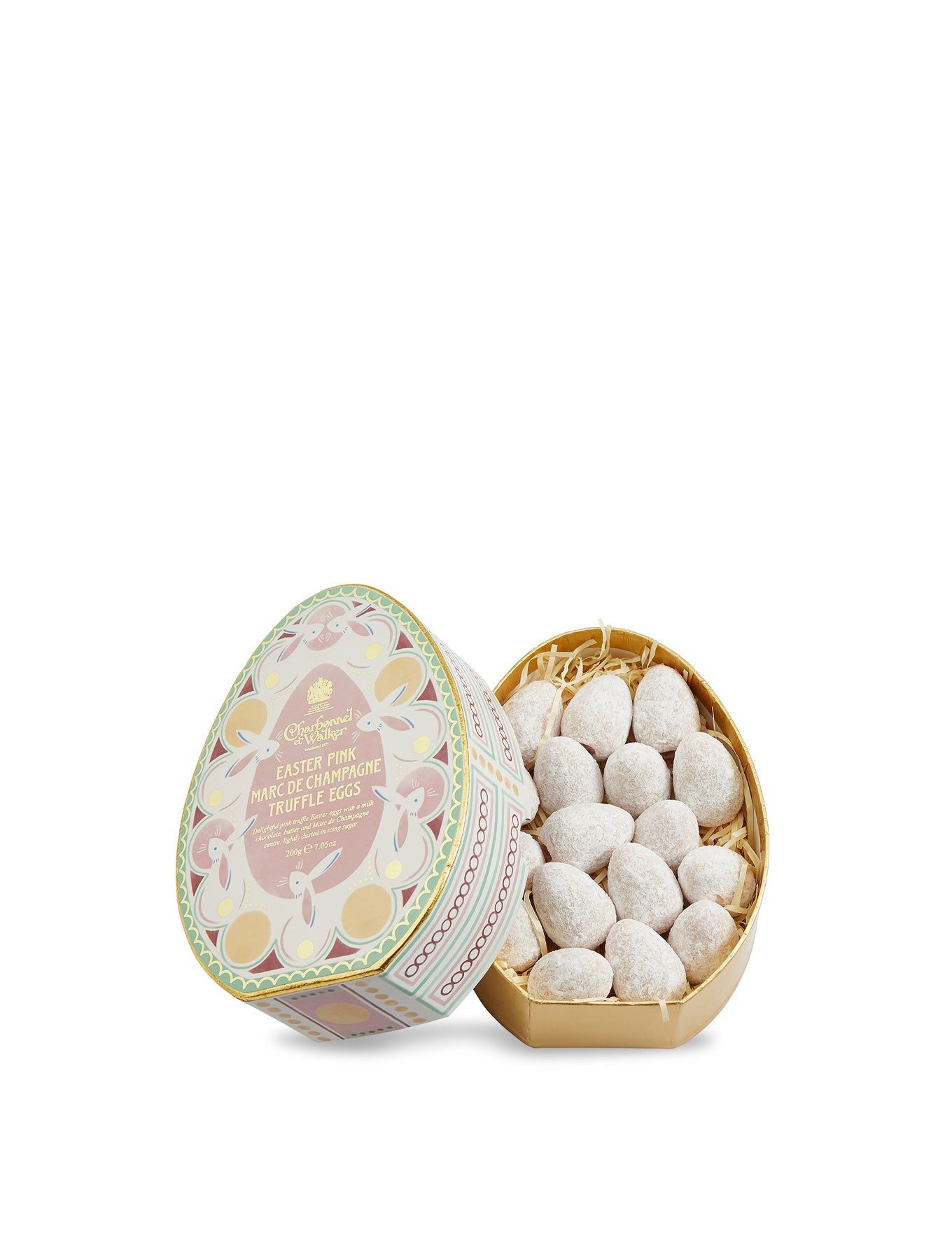 Pink Marc de Champagne Egg Truffles 200g
