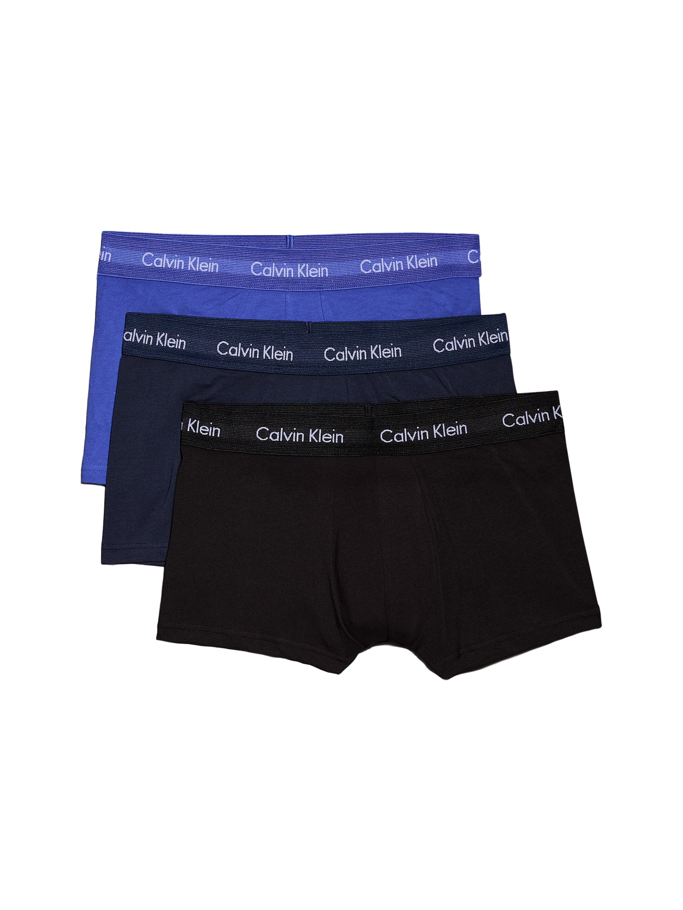 Low Rise 3 Pack Cotton Stretch Blue