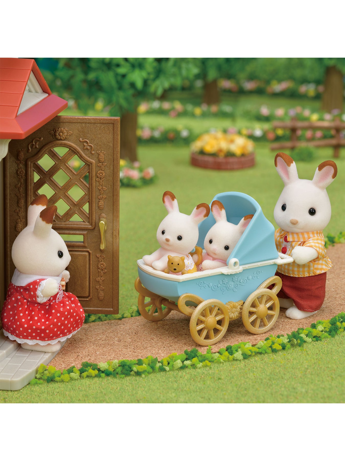 Chocolate Rabbit Twins Set