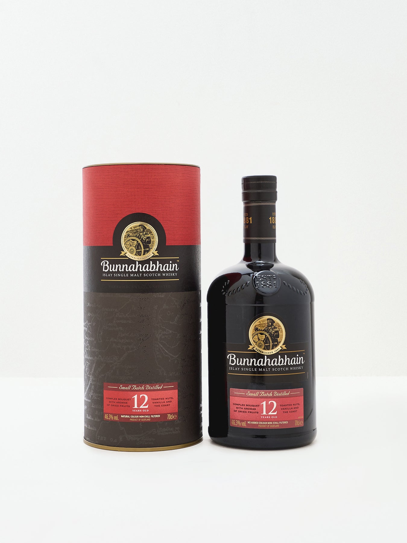Bunnahabhain 12 Year Old Single Malt Scotch Whisky 70cl