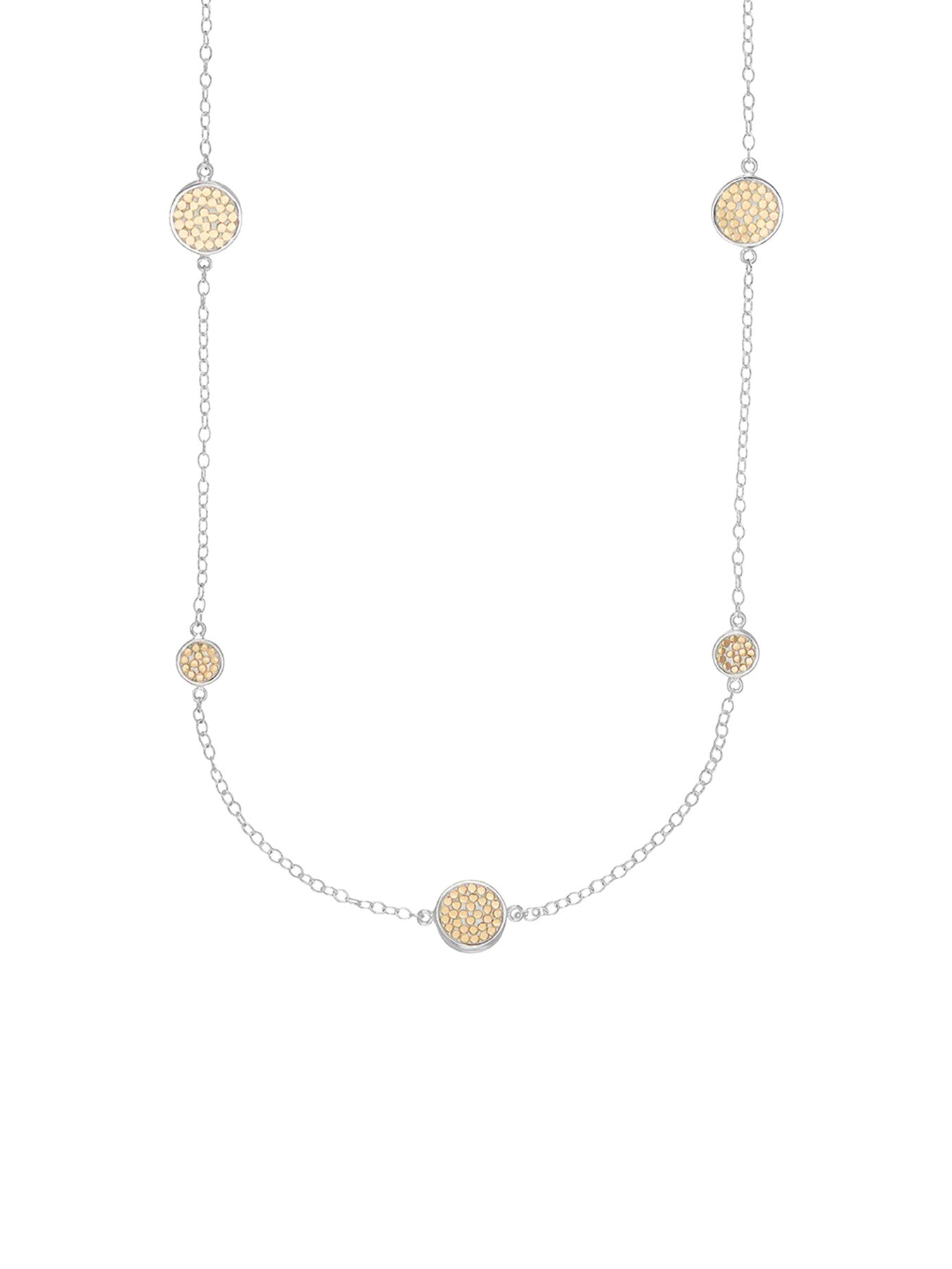 Multi-Disc Reversible Station Necklace