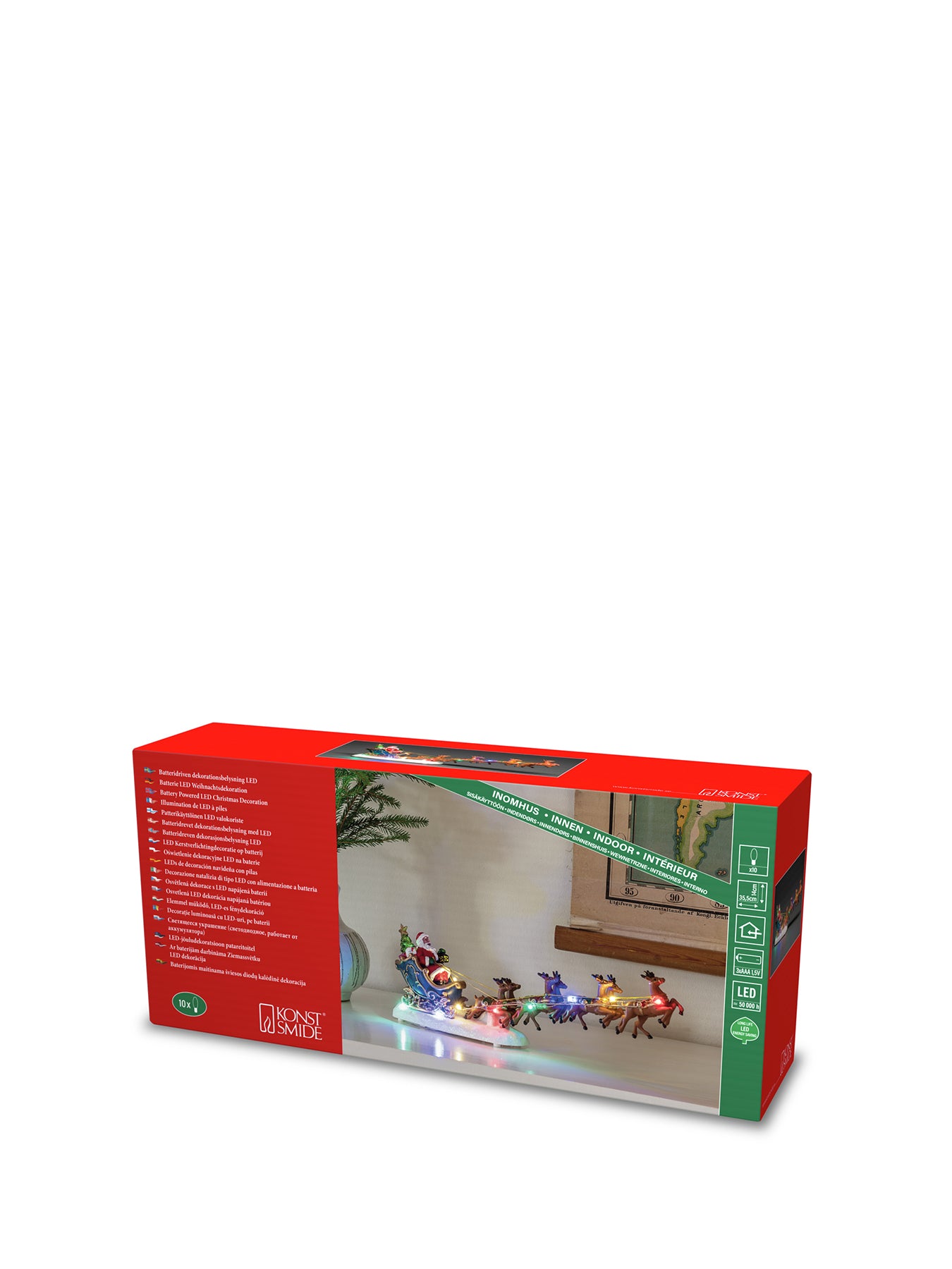 Santa sleigh with Reindeers