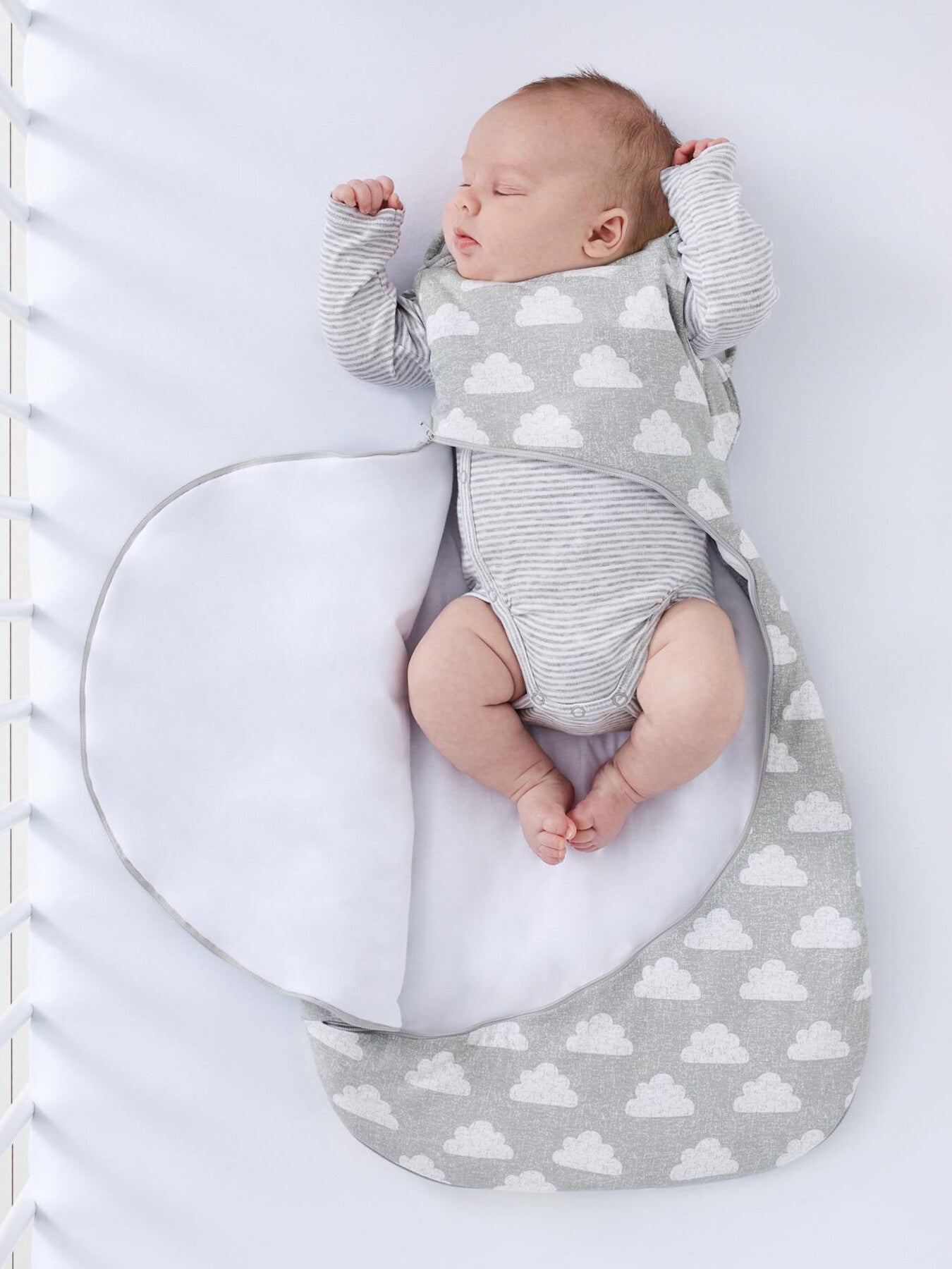 SnuzPouch Sleeping Bag 1 Tog 6-18M Cloud Nine