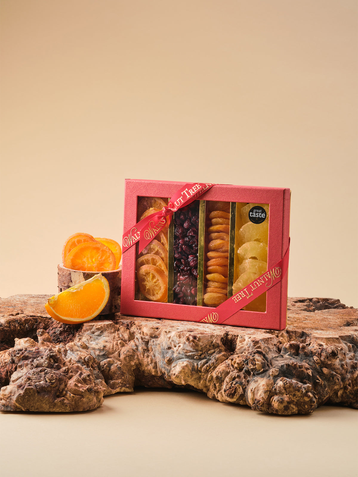 Four Stripe Dried Fruit Gift Box