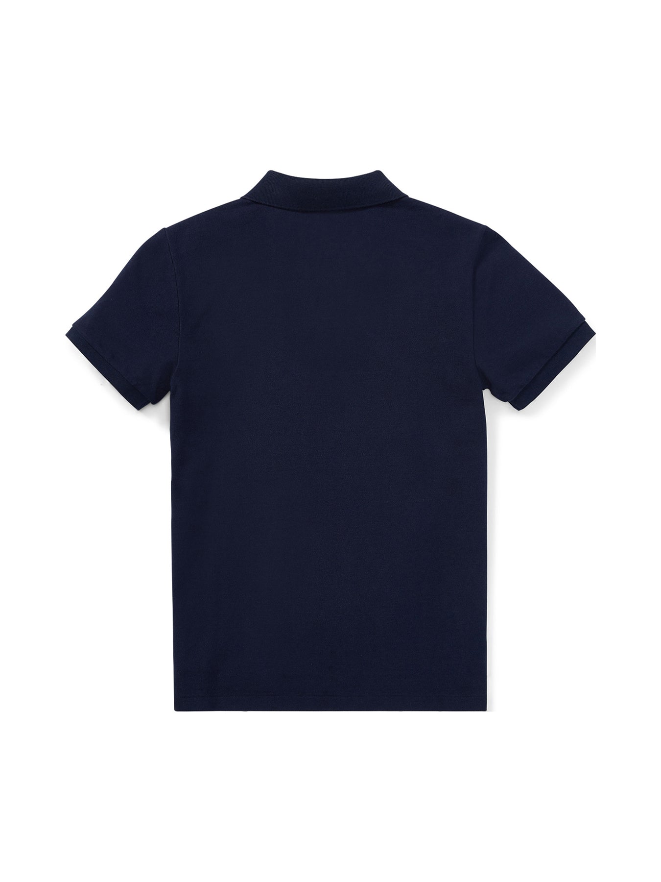 Navy Kids Short Sleeve Cotton Polo Shirt