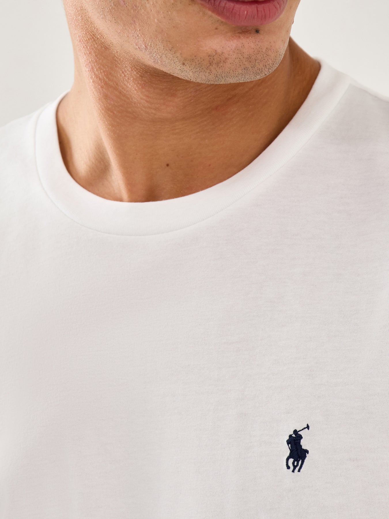 S/S Crew Liquid Cotton Top (White)