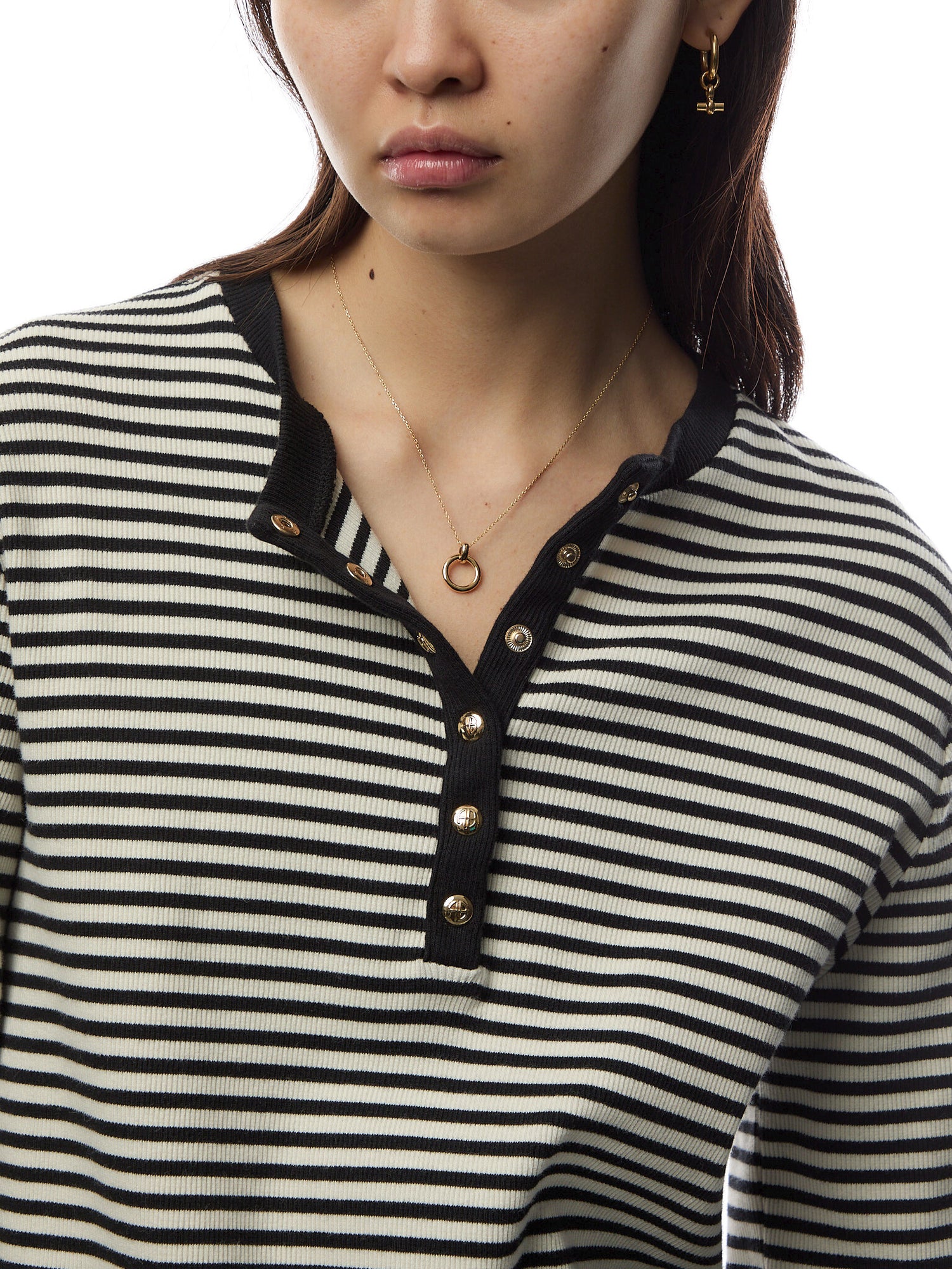 Eternity Hoop On Trace Chain Necklace