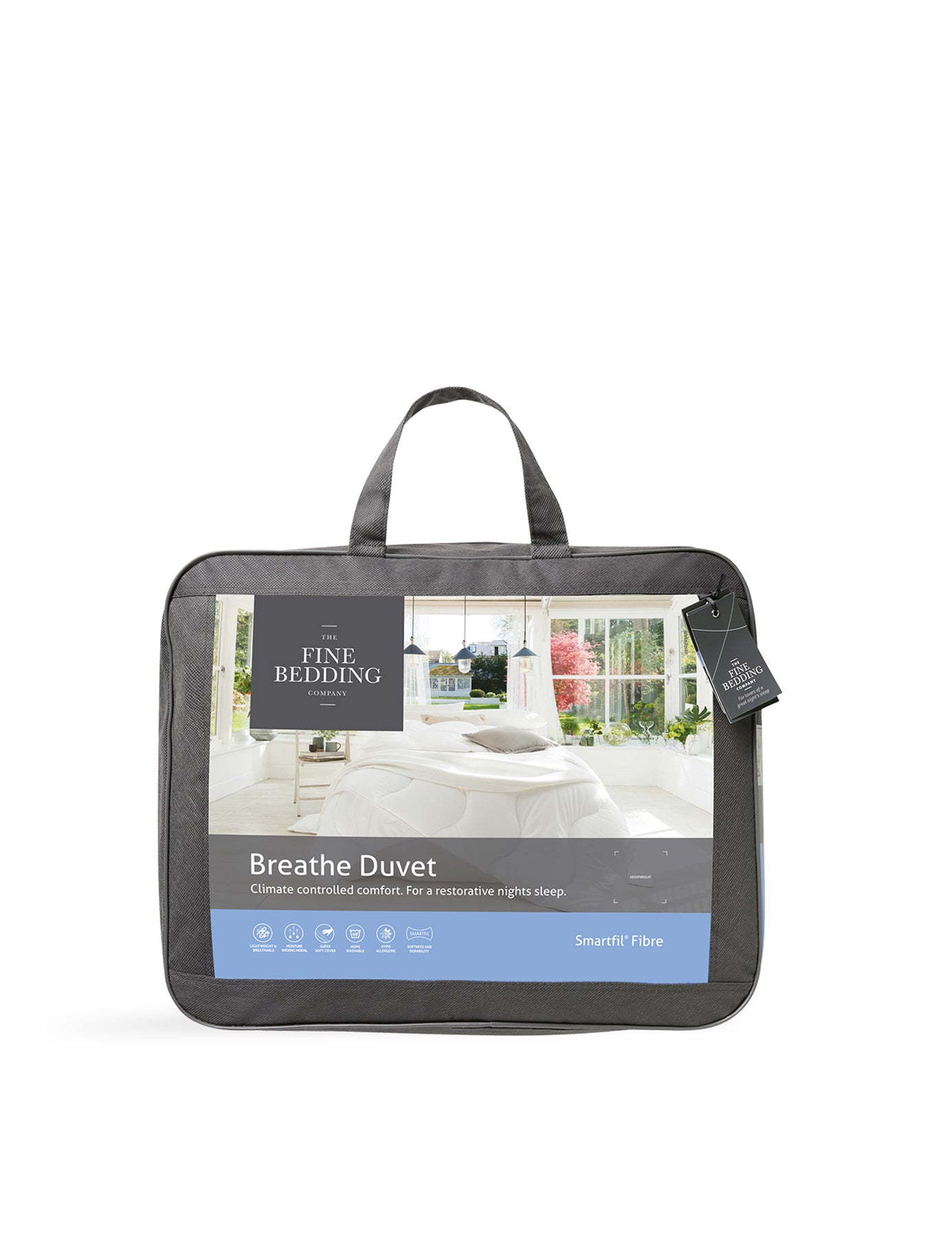 Breathe Thermal Duvet 13.5 Tog White Single