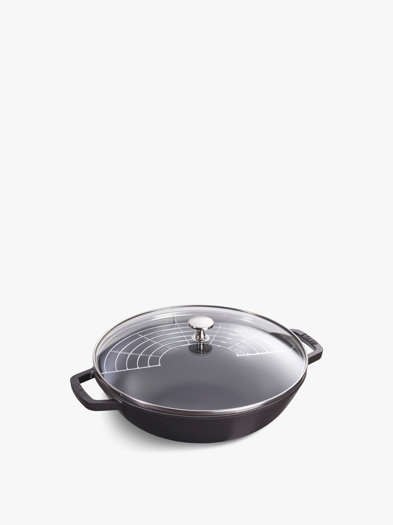 Round Cast Iron Wok 30cm