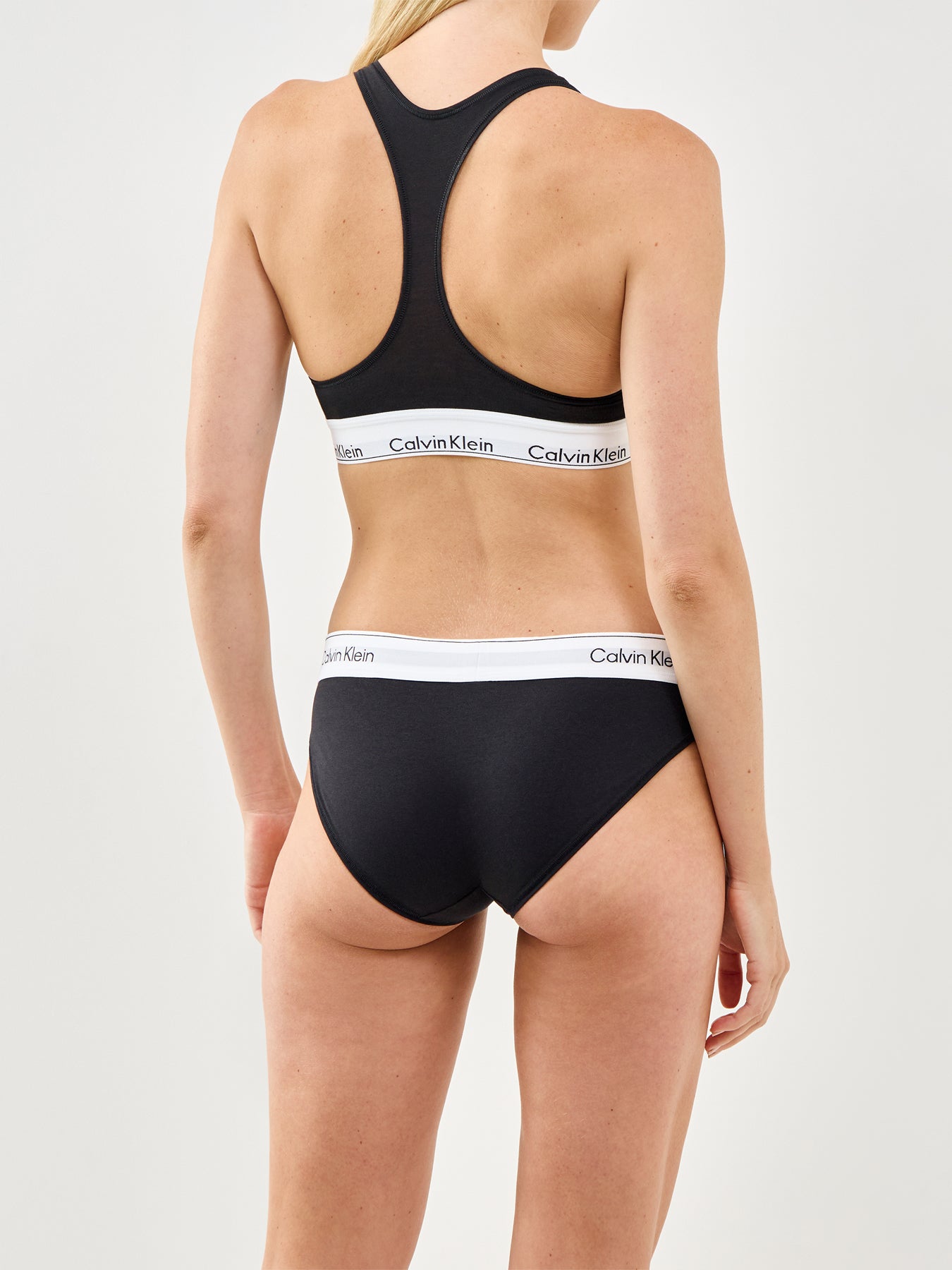 Modern Cotton Bralette (Black)