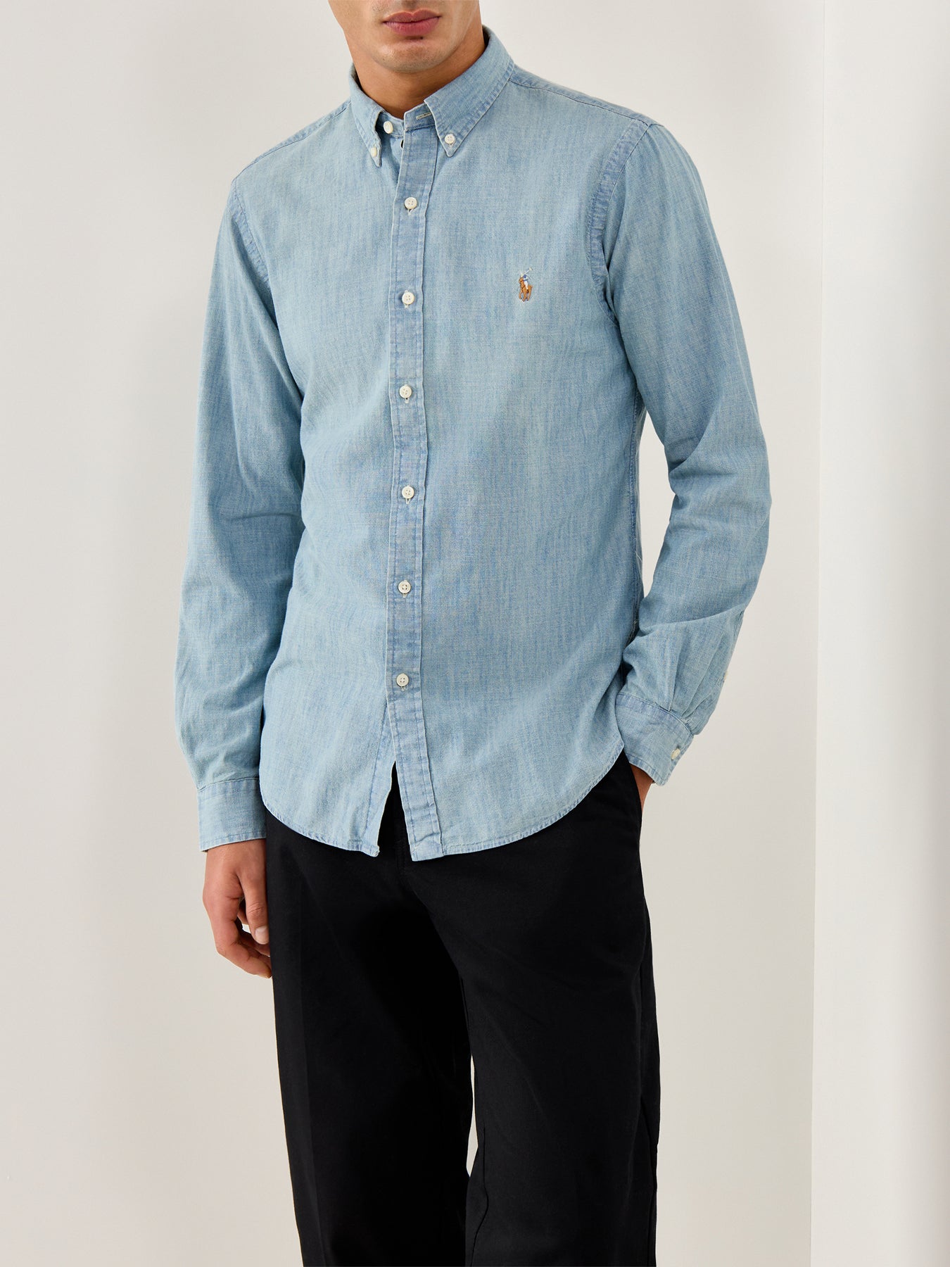Chambray PP Shirt (BLUE)