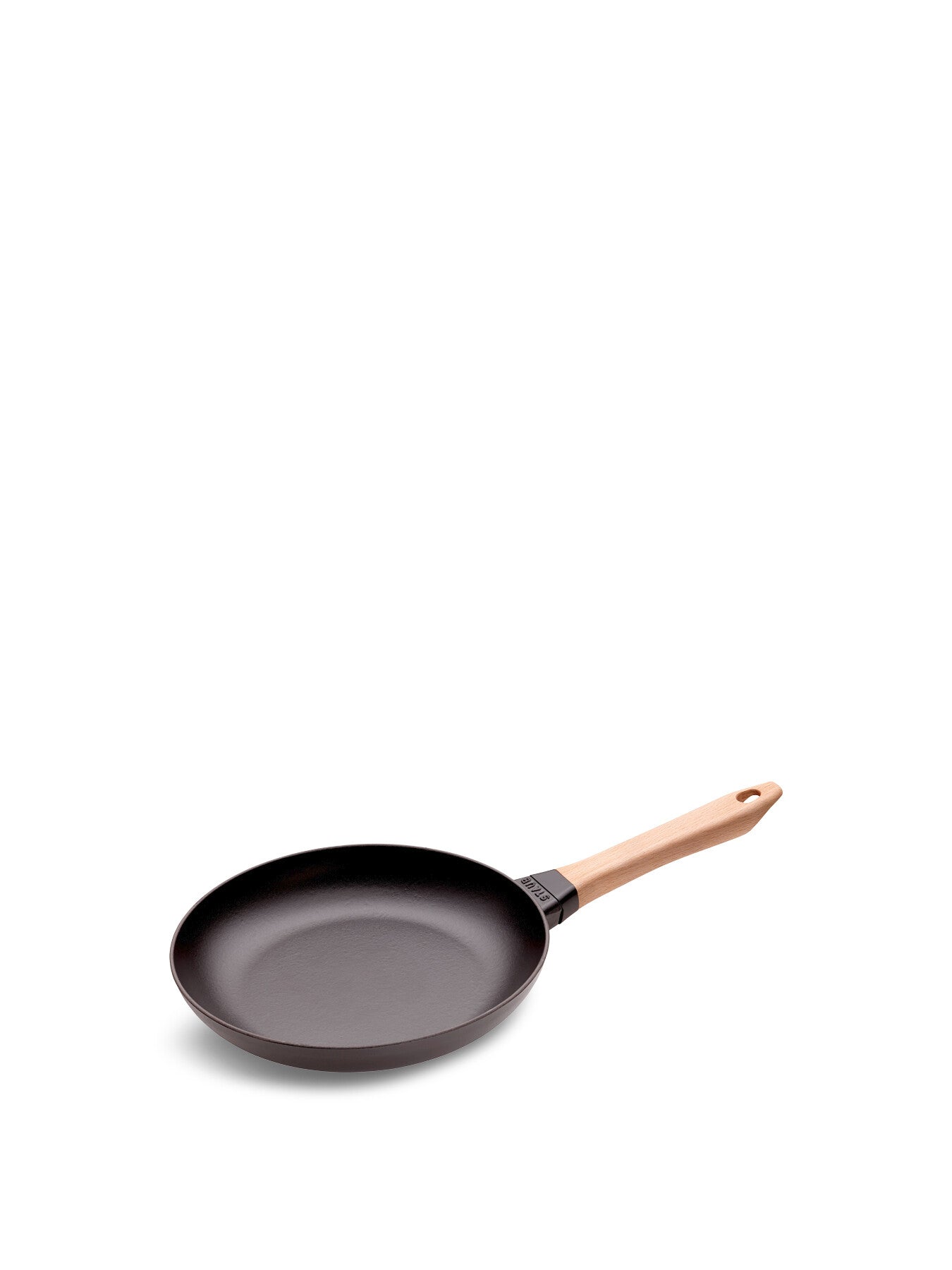 26cm Round Frying Pan Wooden Handle