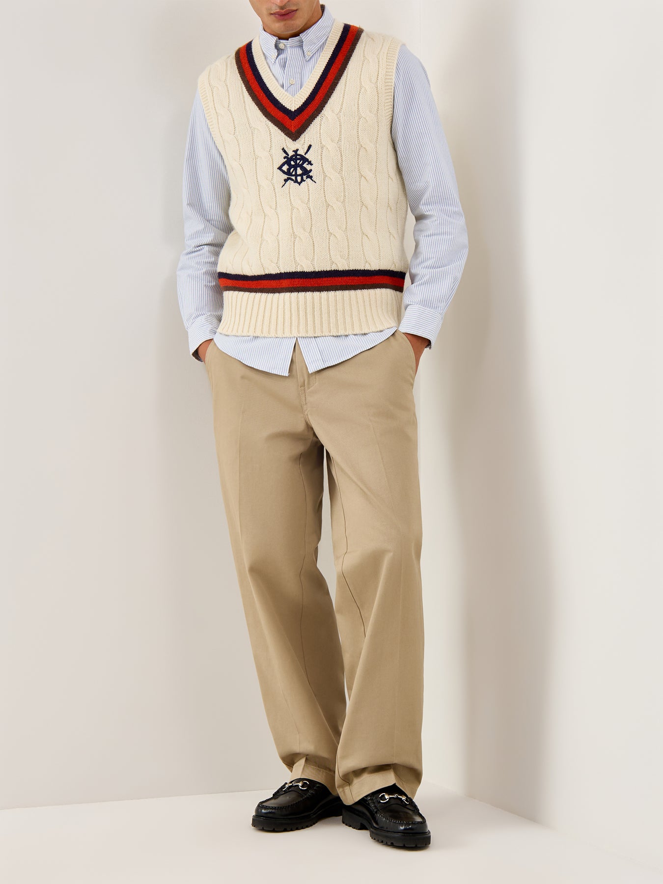 Oxford Slim Fit L/S (Multi)