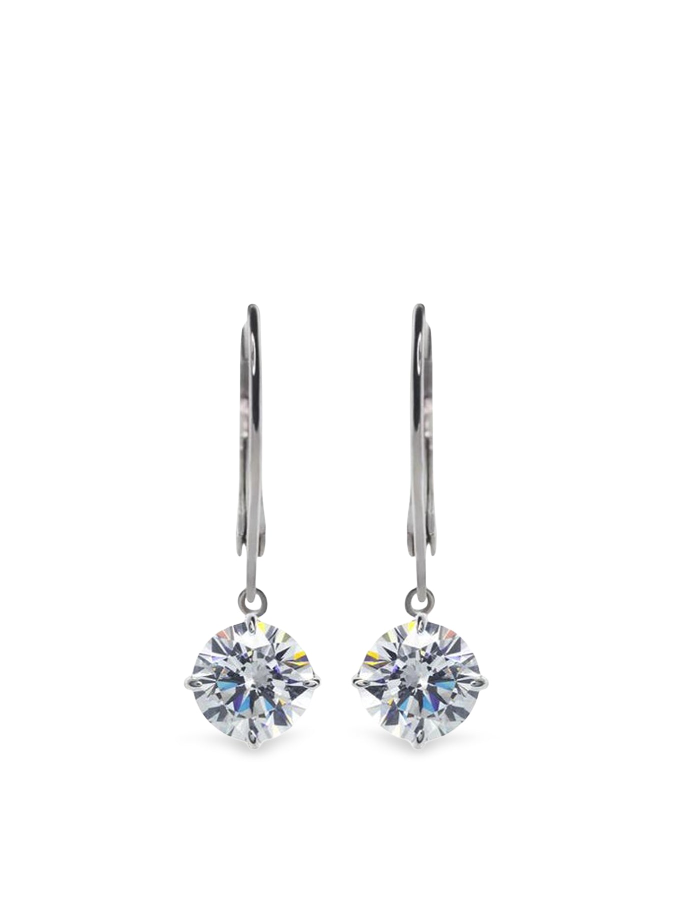 Briar Round Drop Euroback Earrings