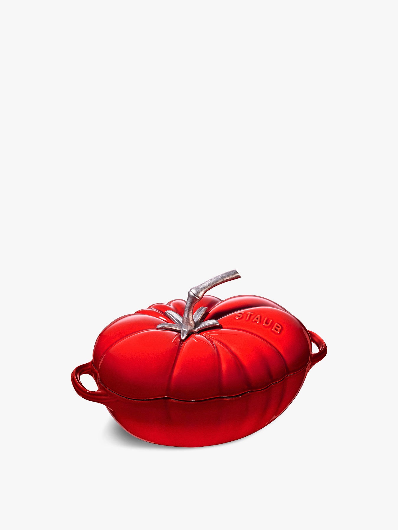 Tomato Cast Iron Cocotte 25cm