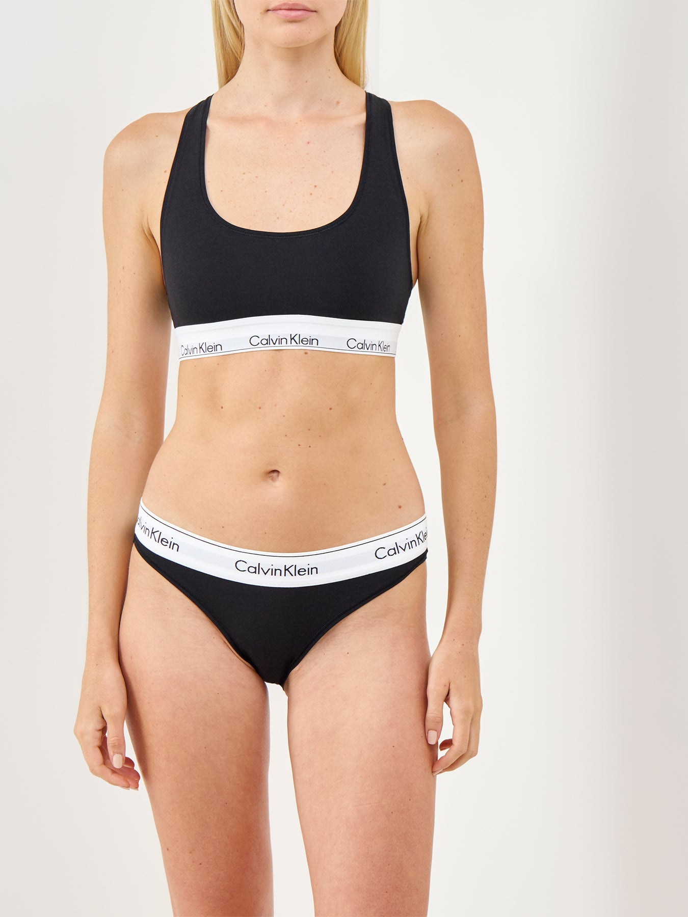 Modern Cotton Bikini (Black)