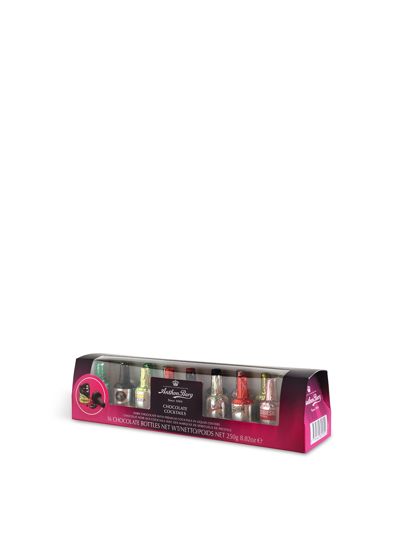 16 Piece Assorted Chocolate Cocktail Liqueurs 250g