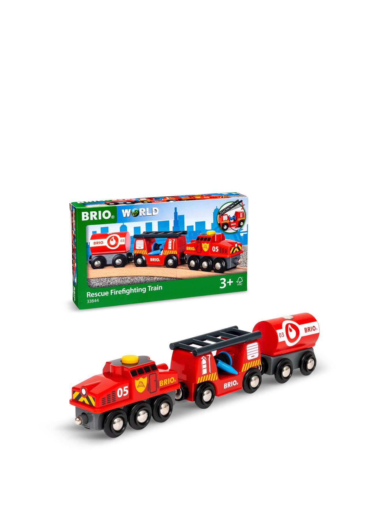 BRIO World Fire Rescue - Rescue Fire Train