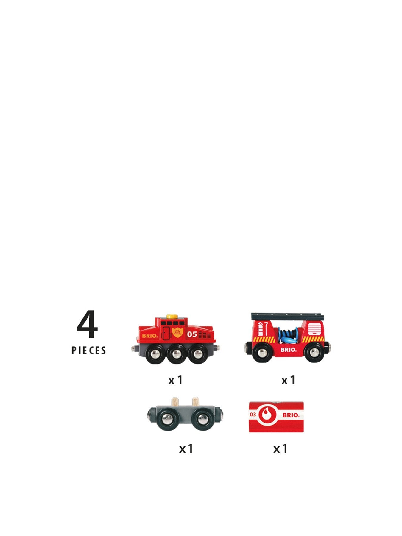 BRIO World Fire Rescue - Rescue Fire Train